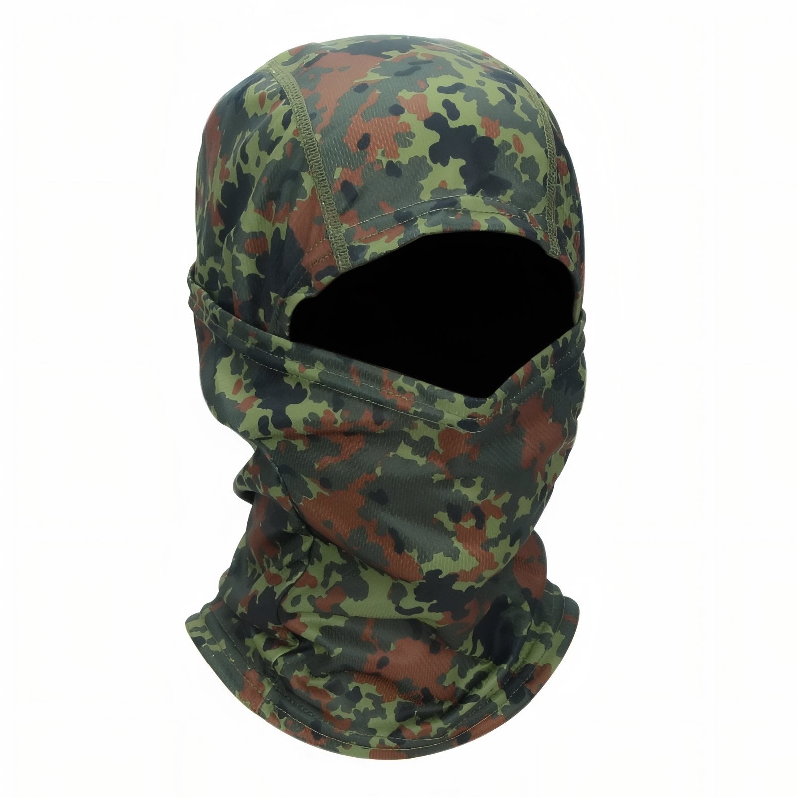 Cagoule Camouflage Militaire - Vert Camouflage et Marron Camouflage - 56-60cm
