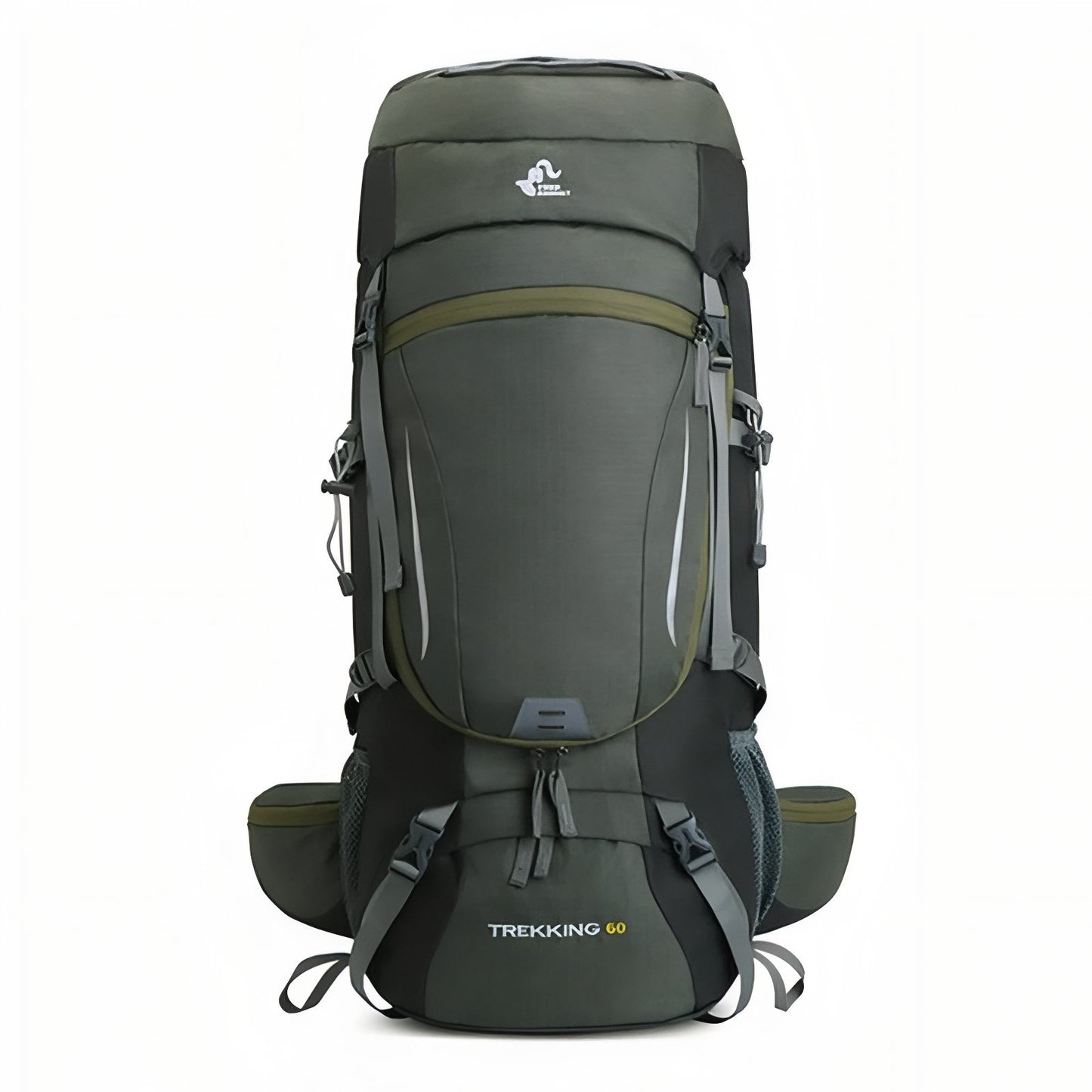 Sac à Dos Randonnée Respirant 60 Litres - Vert