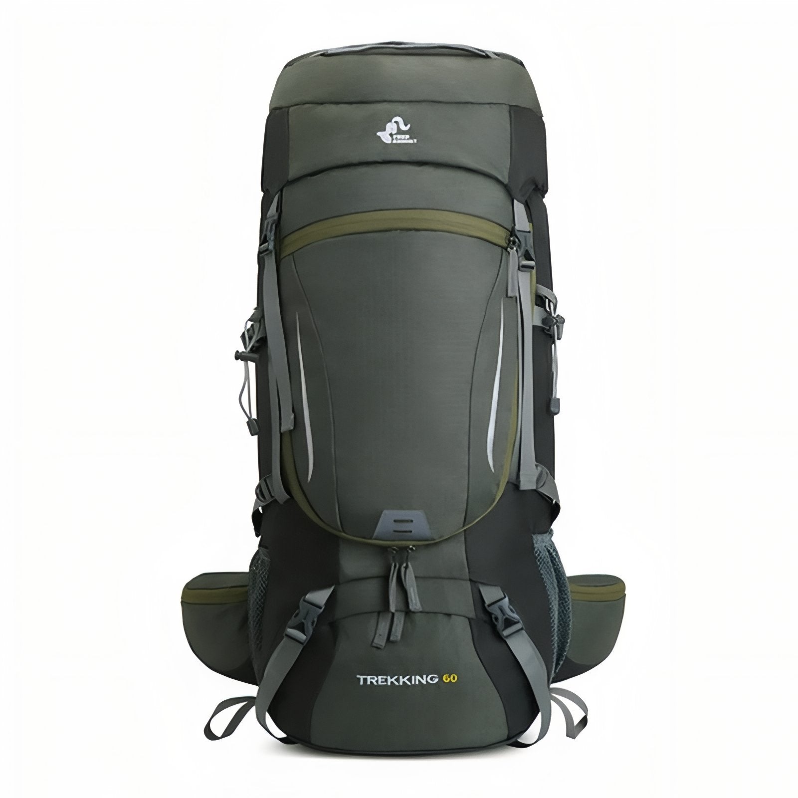 Sac à Dos Randonnée Respirant 60 Litres - Vert