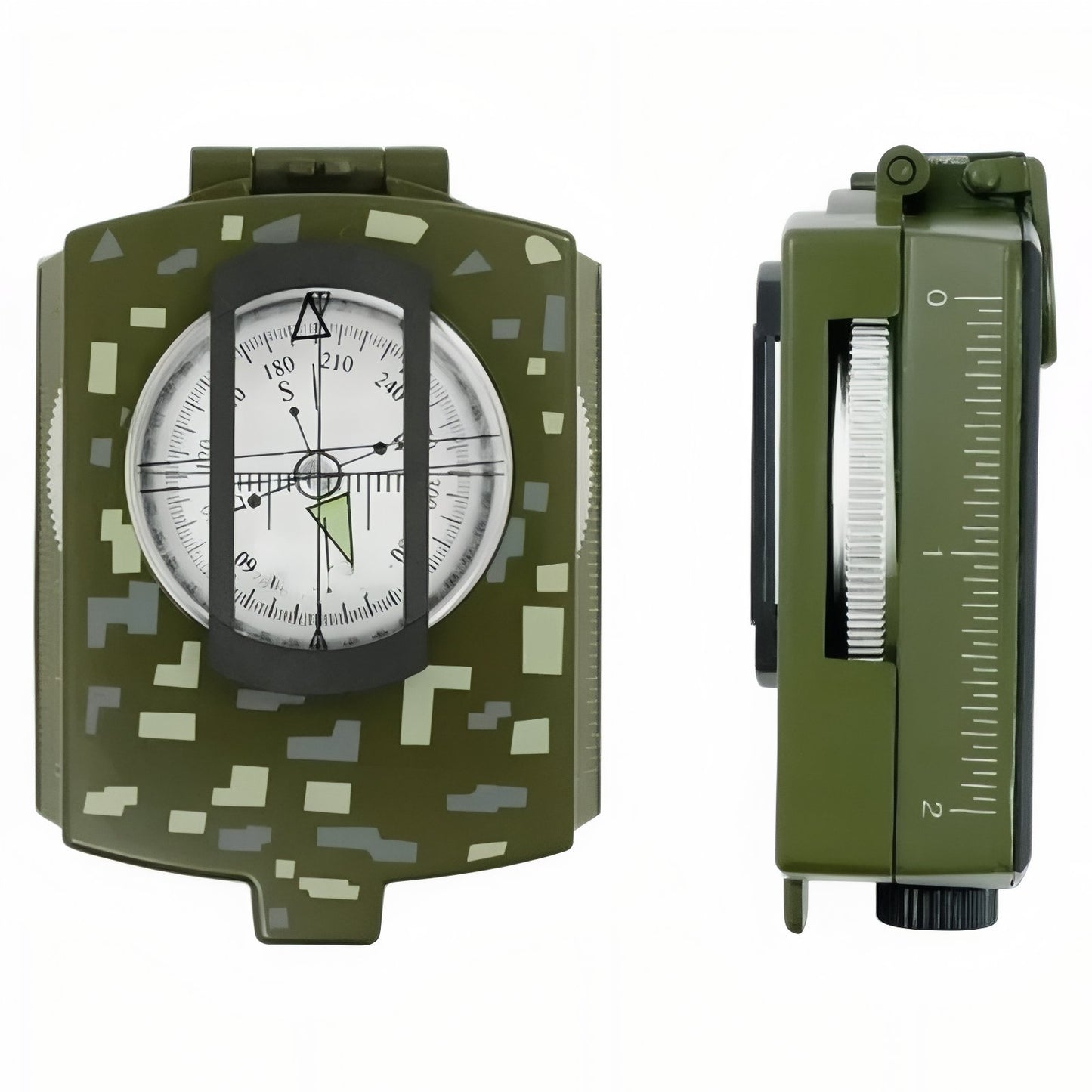 Boussole Pour Randonnée - Vert Camouflage