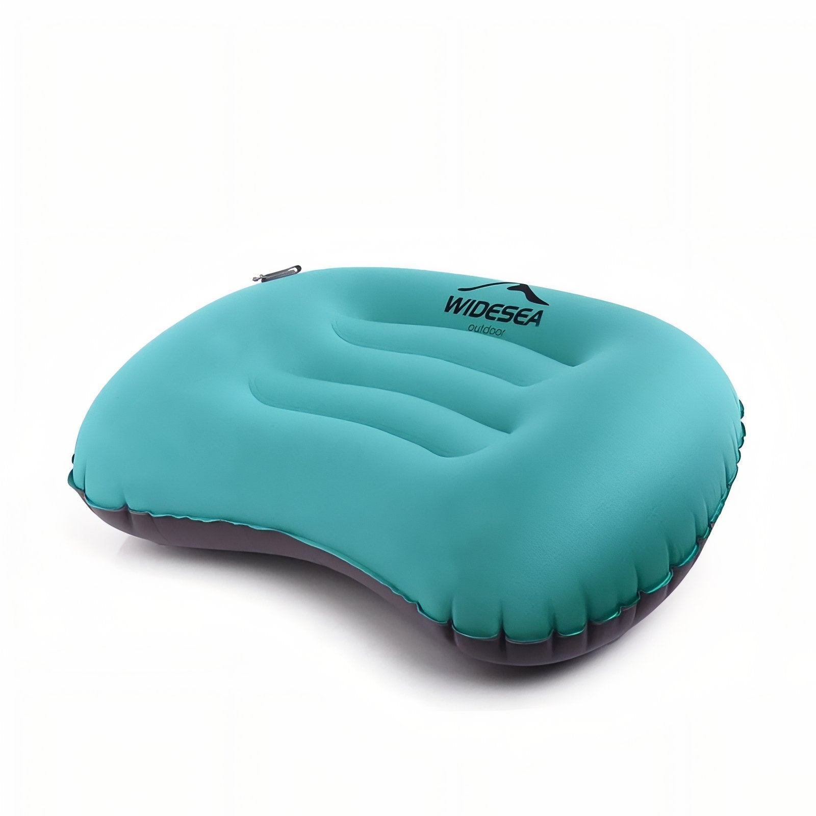 Coussin Camping Gonflable - Turquoise et Noir