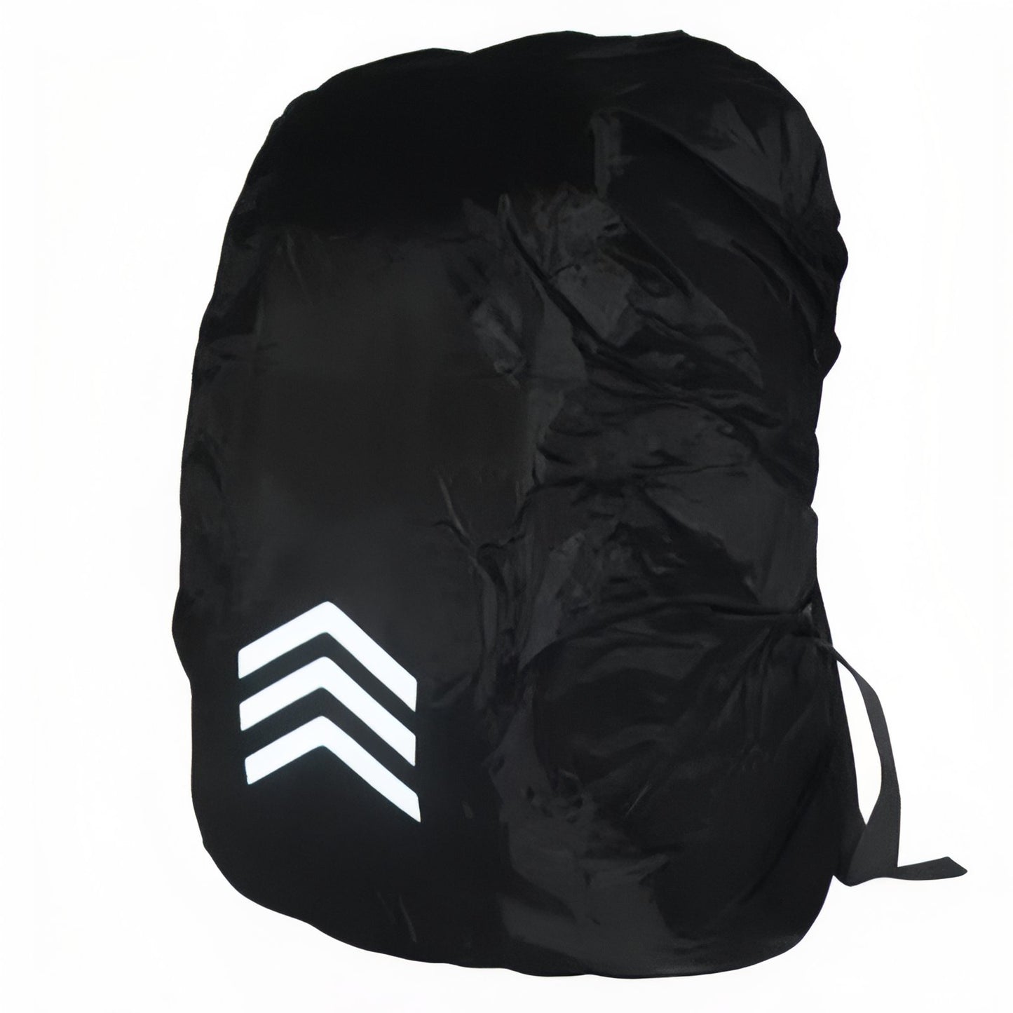 Randonnée Couvre Sac Fluo 18-55L vue arrière - Noir Mat