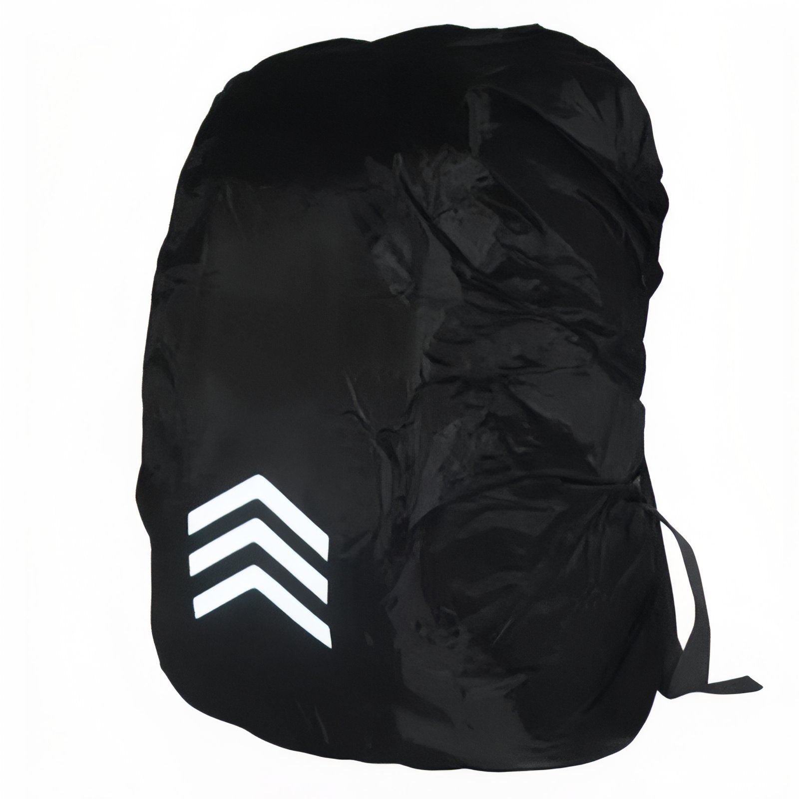 Randonnée Couvre Sac Fluo 18-55L vue arrière - Noir Mat