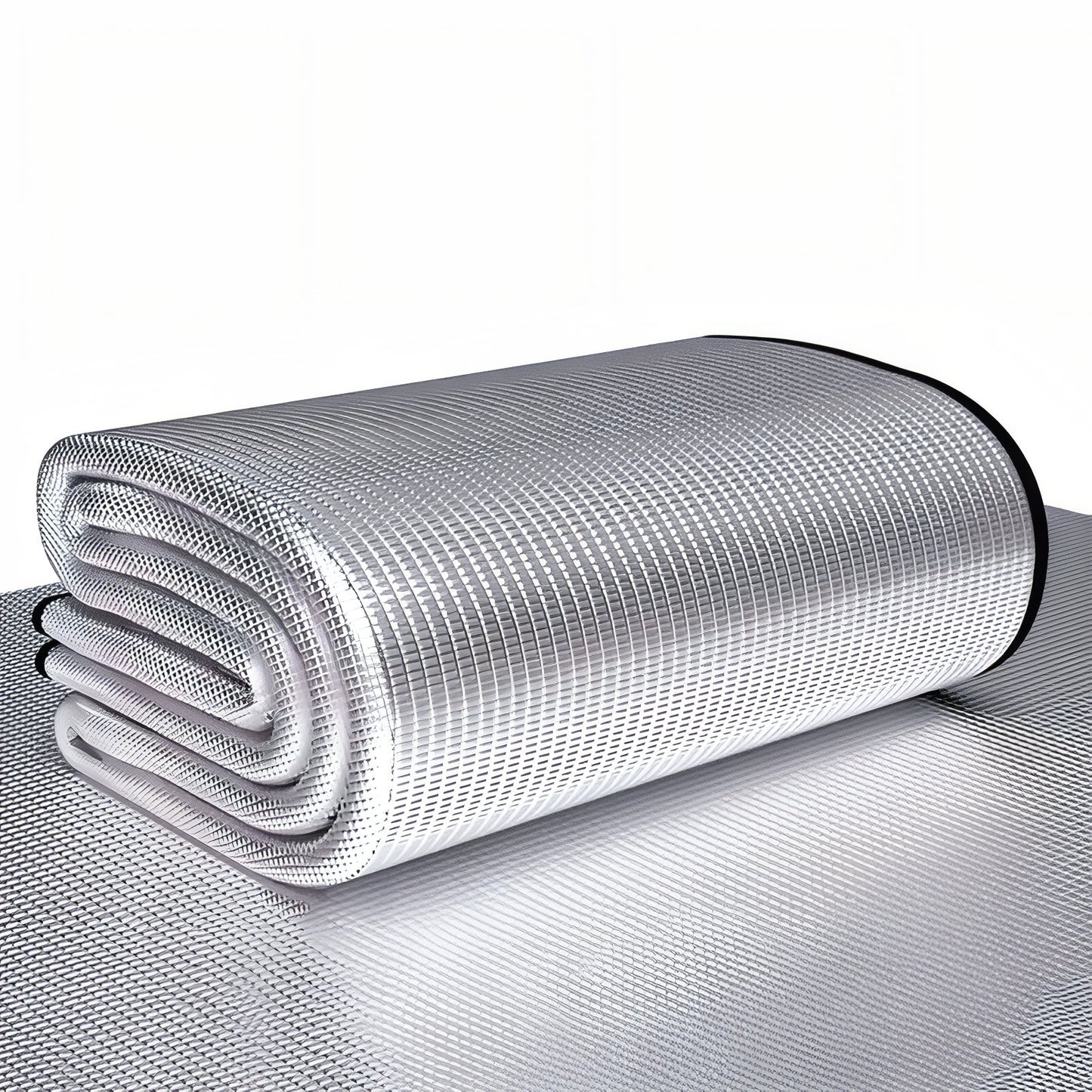 Tapis De Sol Isolant Camping roulé sur surface - 150cm x 200cm x 3.5mm - 200cm x 200cm x 3.5mm - 200cm x 200cm x 2.5mm - 150cm x 200cm x 2.5mm - 100cm x 200cm x 2.5mm - 75cm x 200cm x 2.5mm