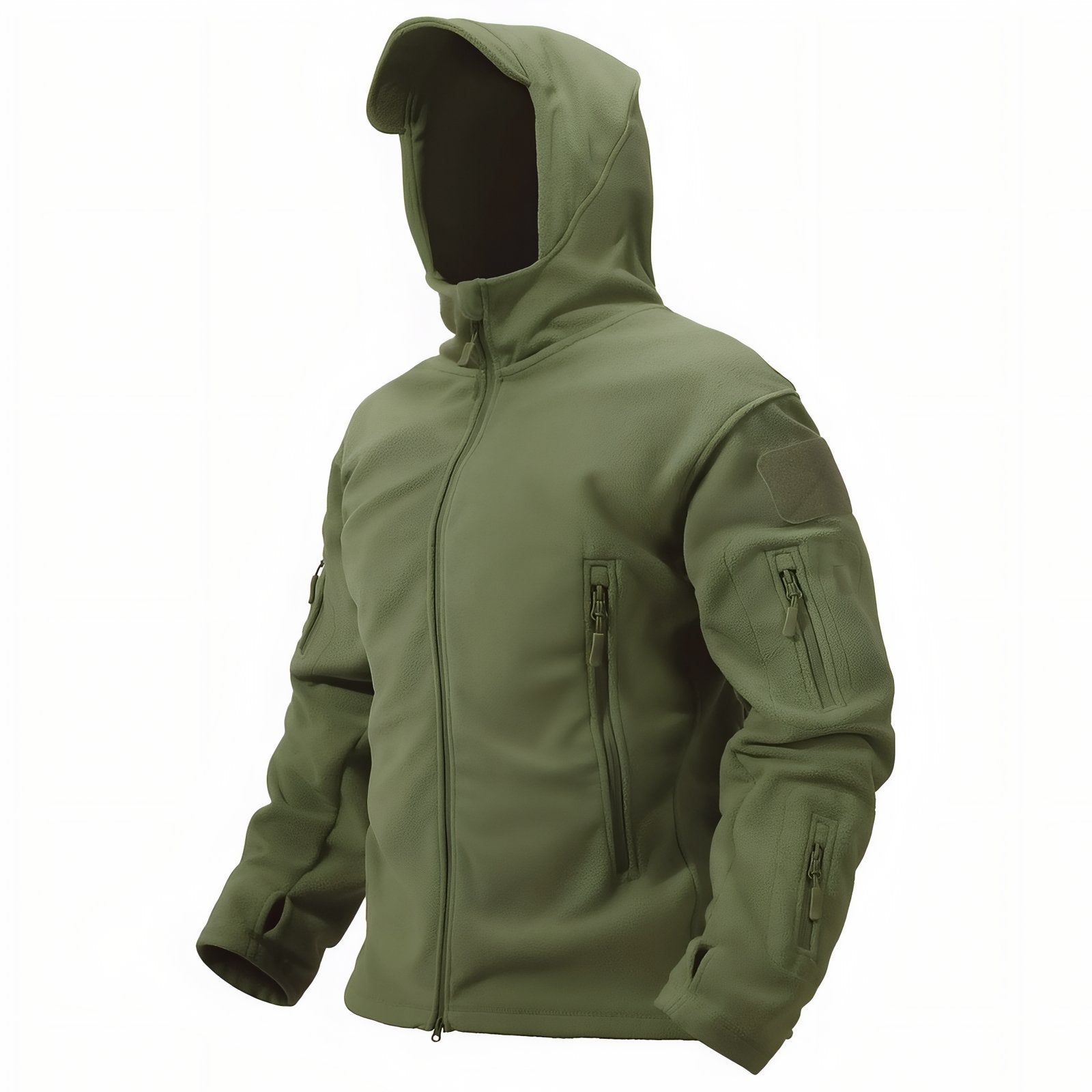 Veste Polaire Randonnée Homme - Vert Olive