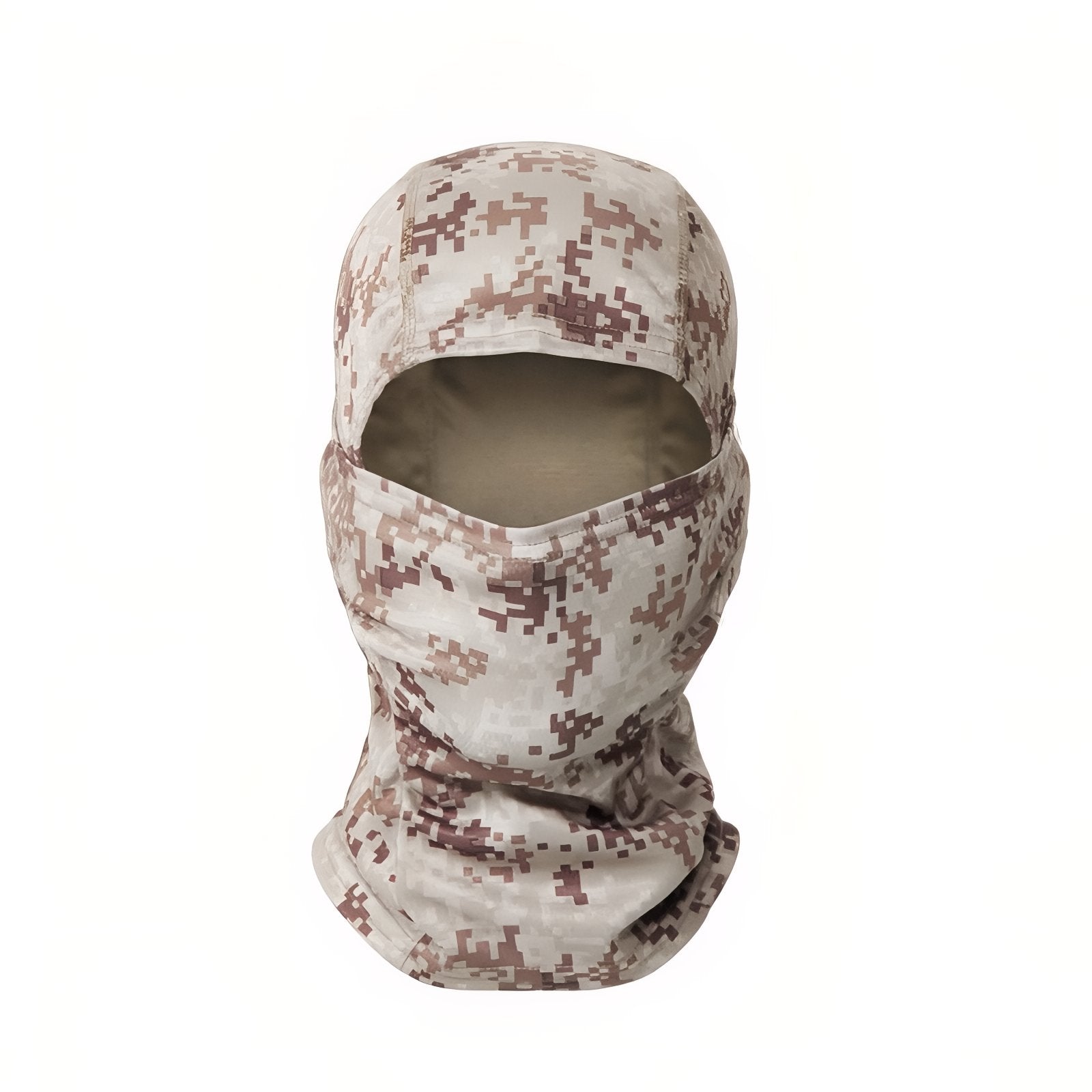 Cagoule Camouflage Militaire - Beige et Marron - 56-60cm