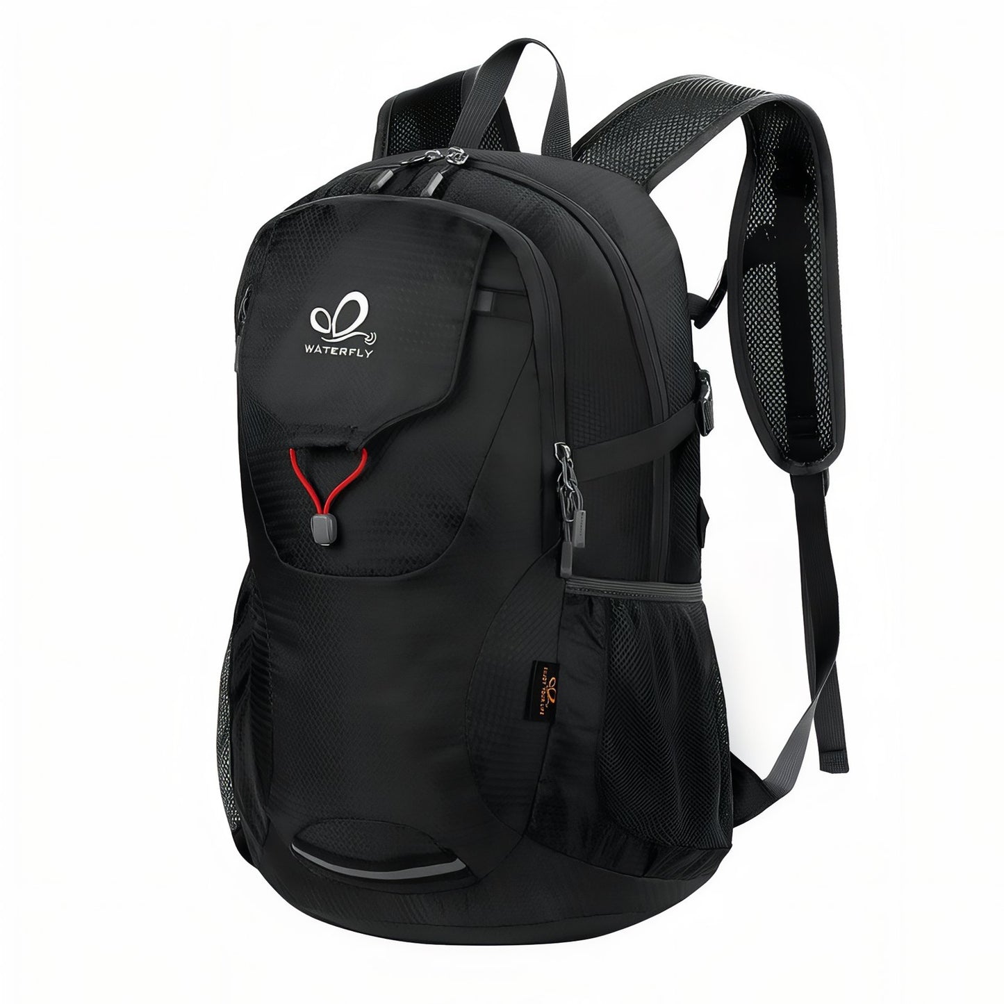 Sac à Dos Randonnée 30L Ultra Léger - Noir et Rouge