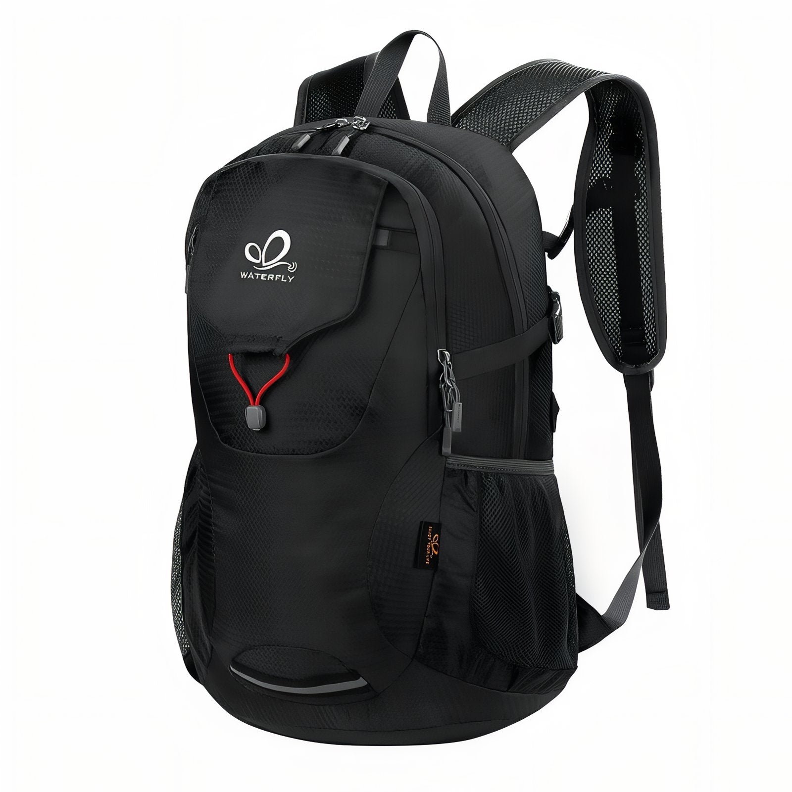 Sac à Dos Randonnée 30L Ultra Léger - Noir et Rouge