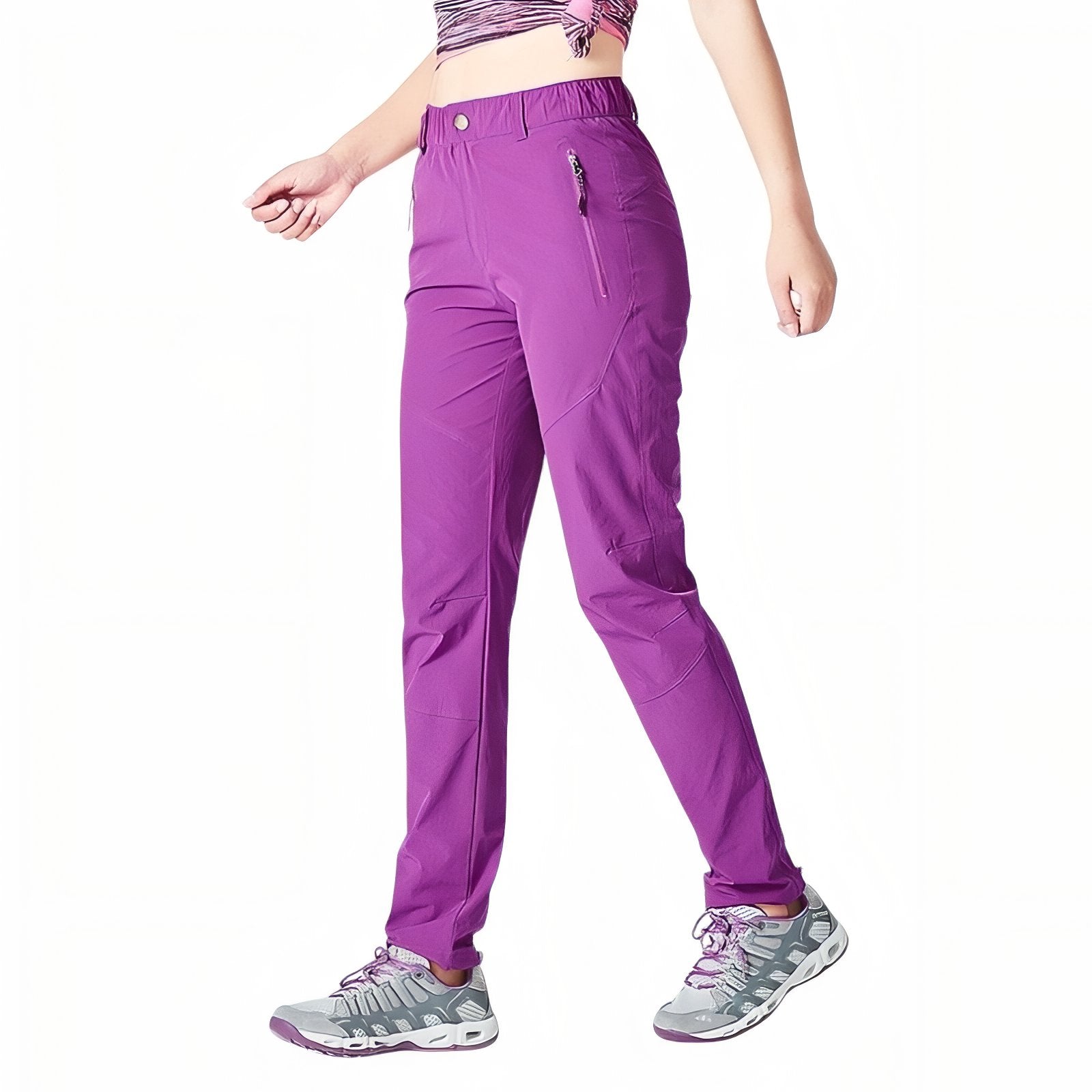 Pantalon Randonnée Été Femme - Violet