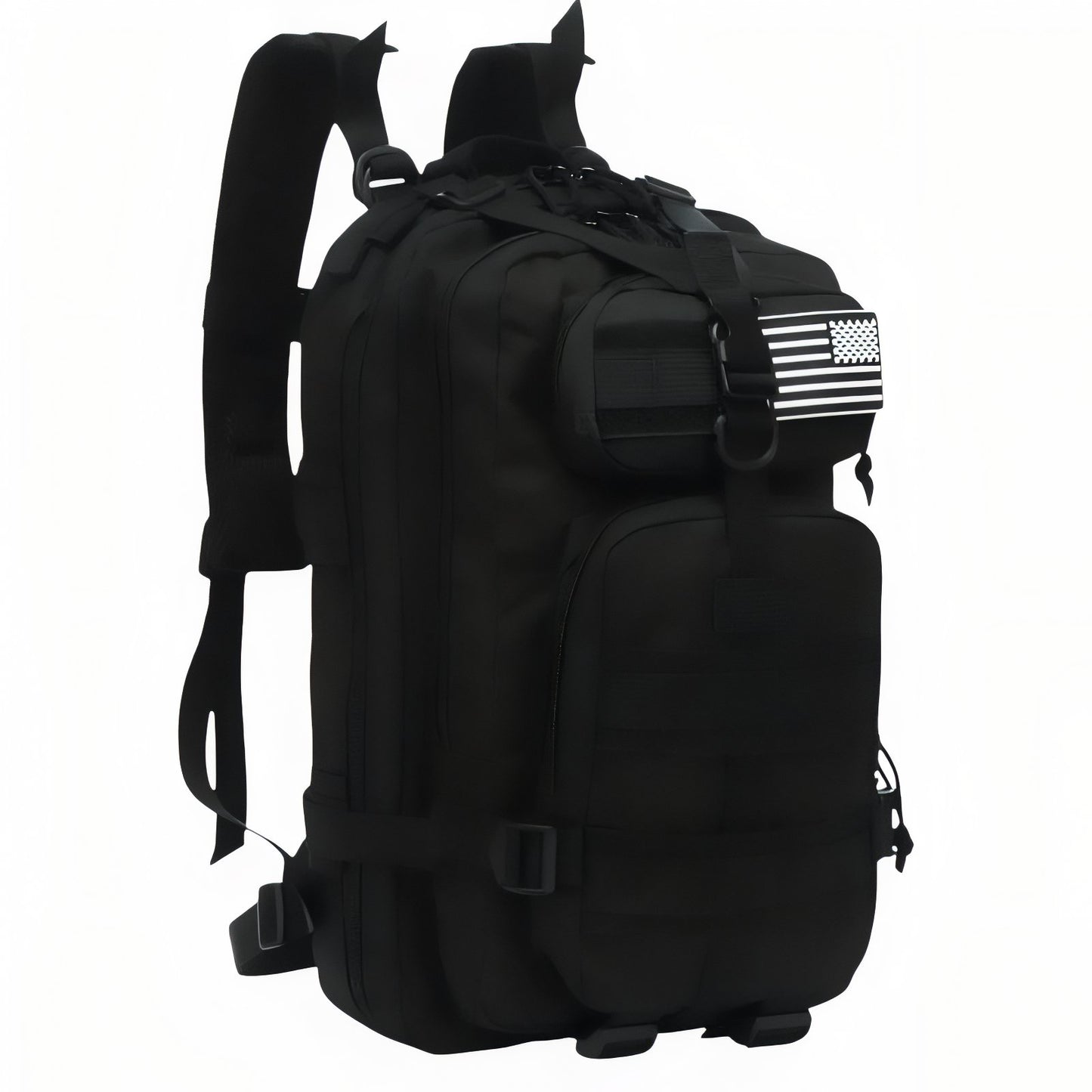 Sac à Dos Militaire Imperméable 30L/50L - Noir (30L)