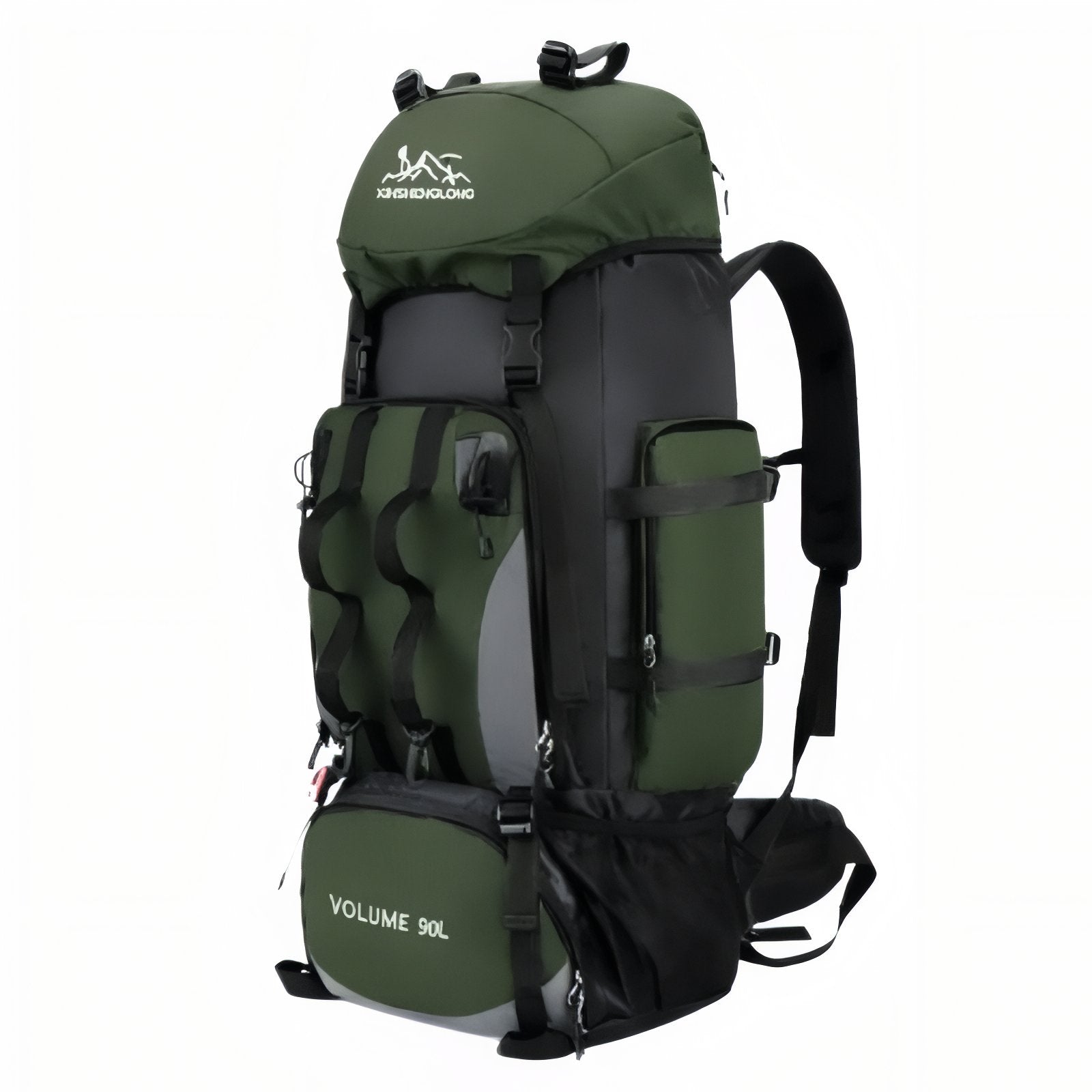 Sac à Dos Trekking - Vert - Sans Housse Imperméable