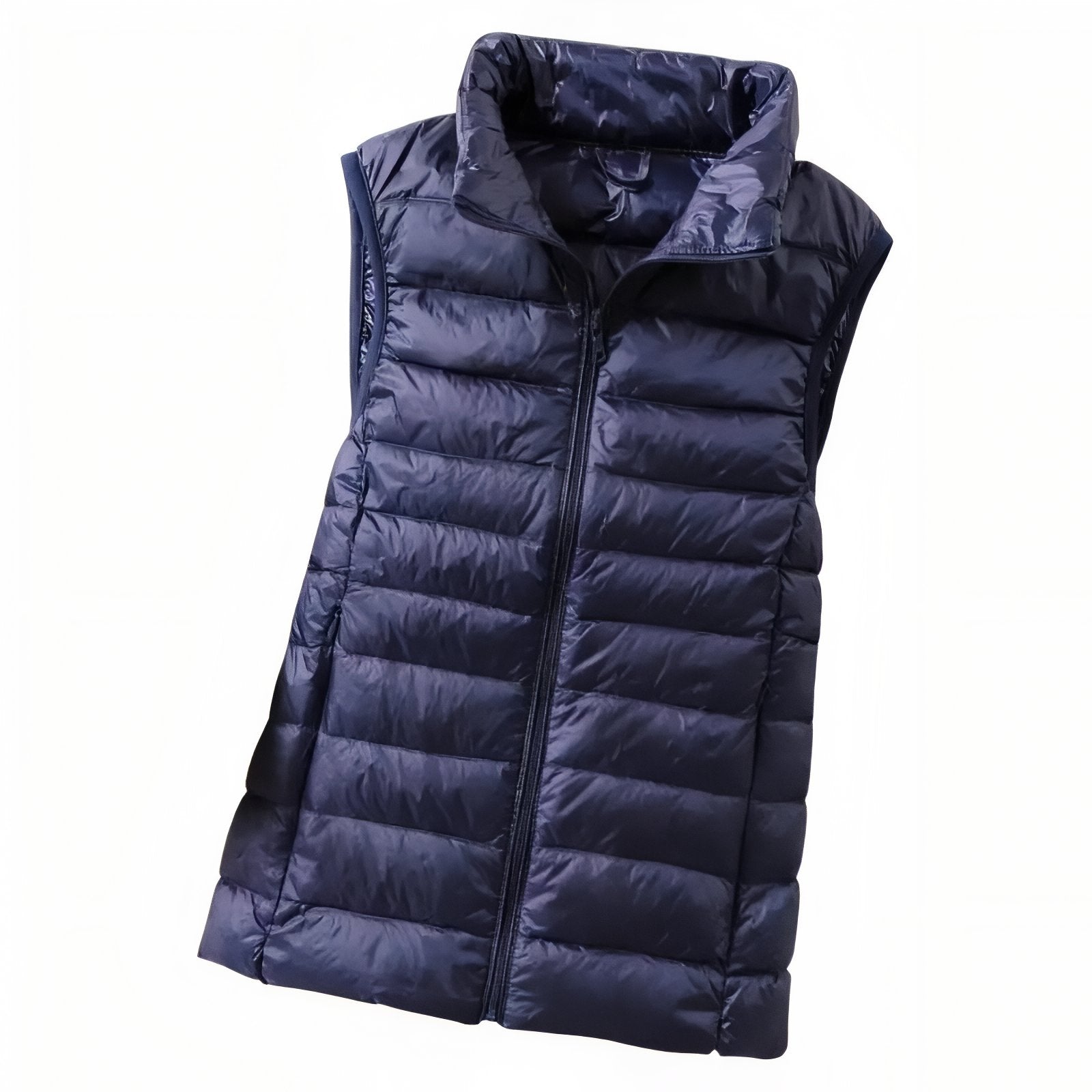Doudoune Sans Manche Randonnée Femme - Bleu Marine