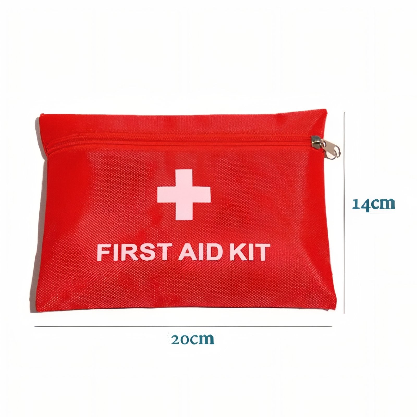 Trousse De Secours Légère 50pcs guide des dimensions - Rouge Cerise - Bleu