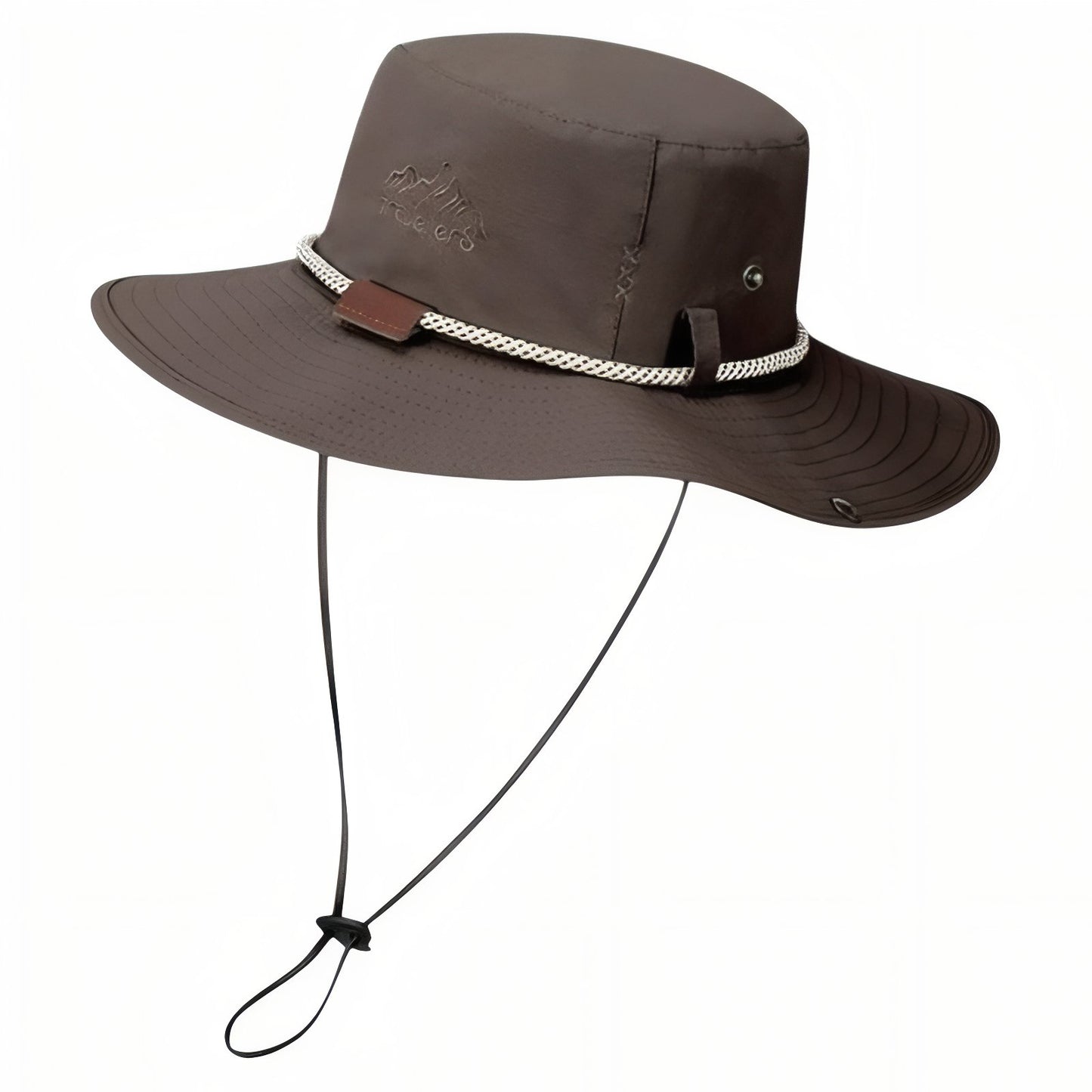 Chapeau De Pluie Randonnée - Marron Foncé - 55-60cm