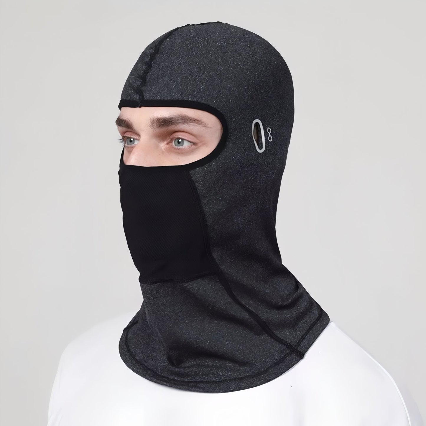 Cagoule Randonnée Hiver portée sur le visage - Noir Long (encoche oreilles pour lunettes) - Noir Court (encoche oreilles pour lunettes) - Noir Long - Noir Court - Gris Long - Gris Court - Gris Long (encoche oreilles pour lunettes) - Gris Court (encoche oreilles pour lunettes) - Gris Camouflage Long (encoche oreilles pour lunettes)