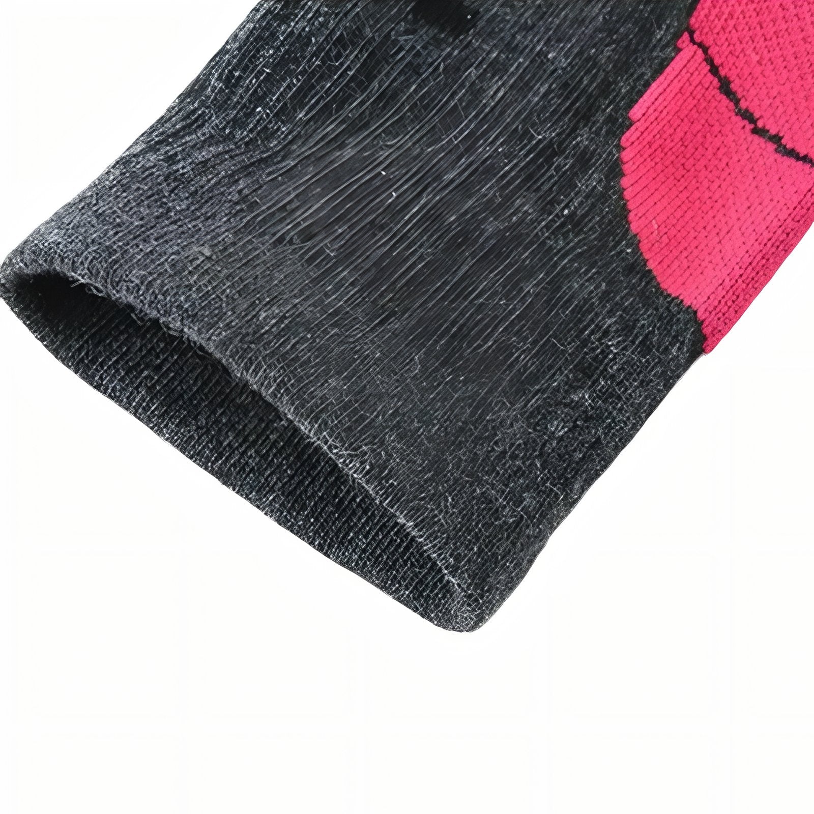 Chaussettes Randonnée Mérinos gros plan partie supérieure - Gris et Rose - Gris et Vert Fluo - Gris Clair et Noir - Gris Foncé et Noir - Noir et Gris - Noir et Orange