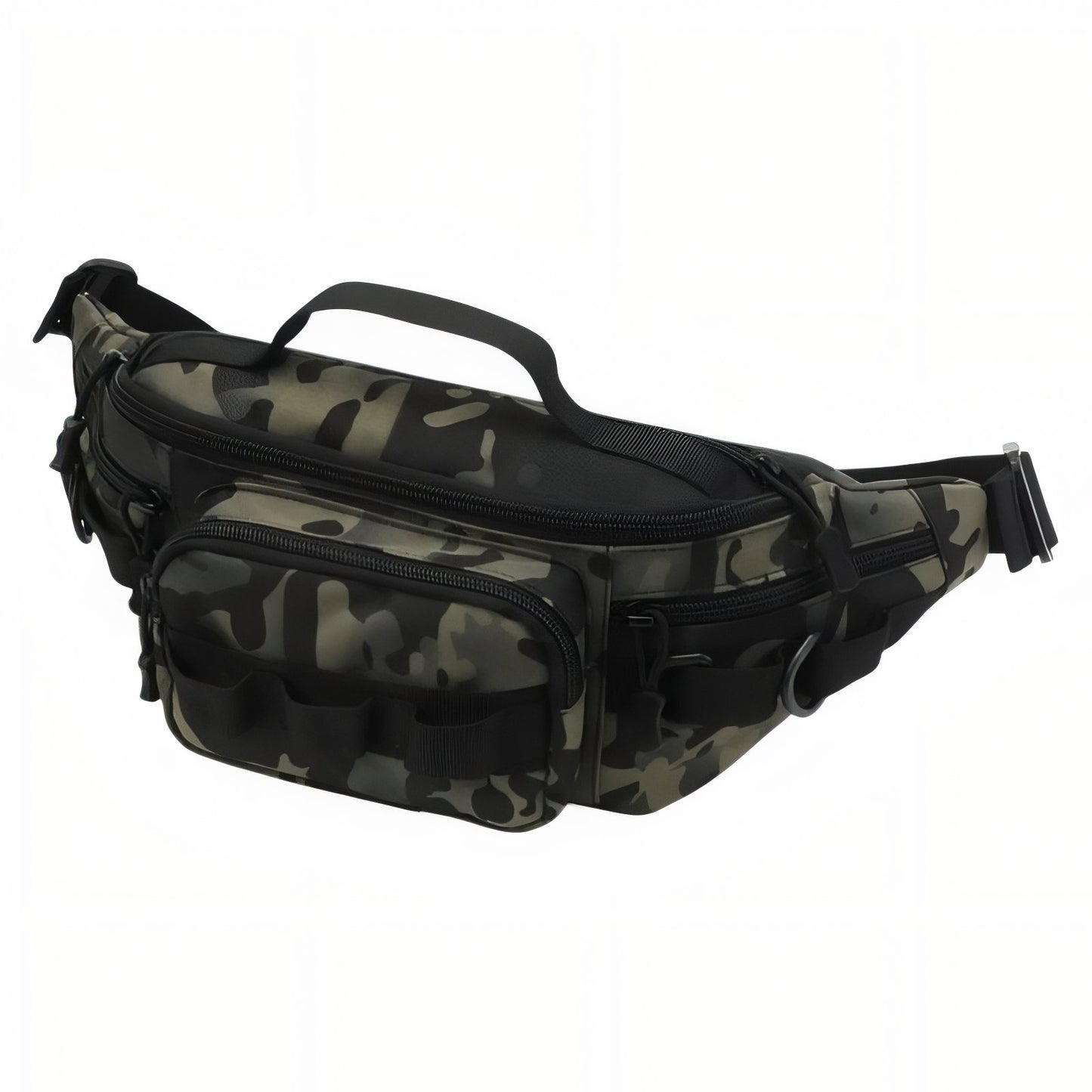 Sac Banane Pour Randonnée - Vert Foncé et Noir