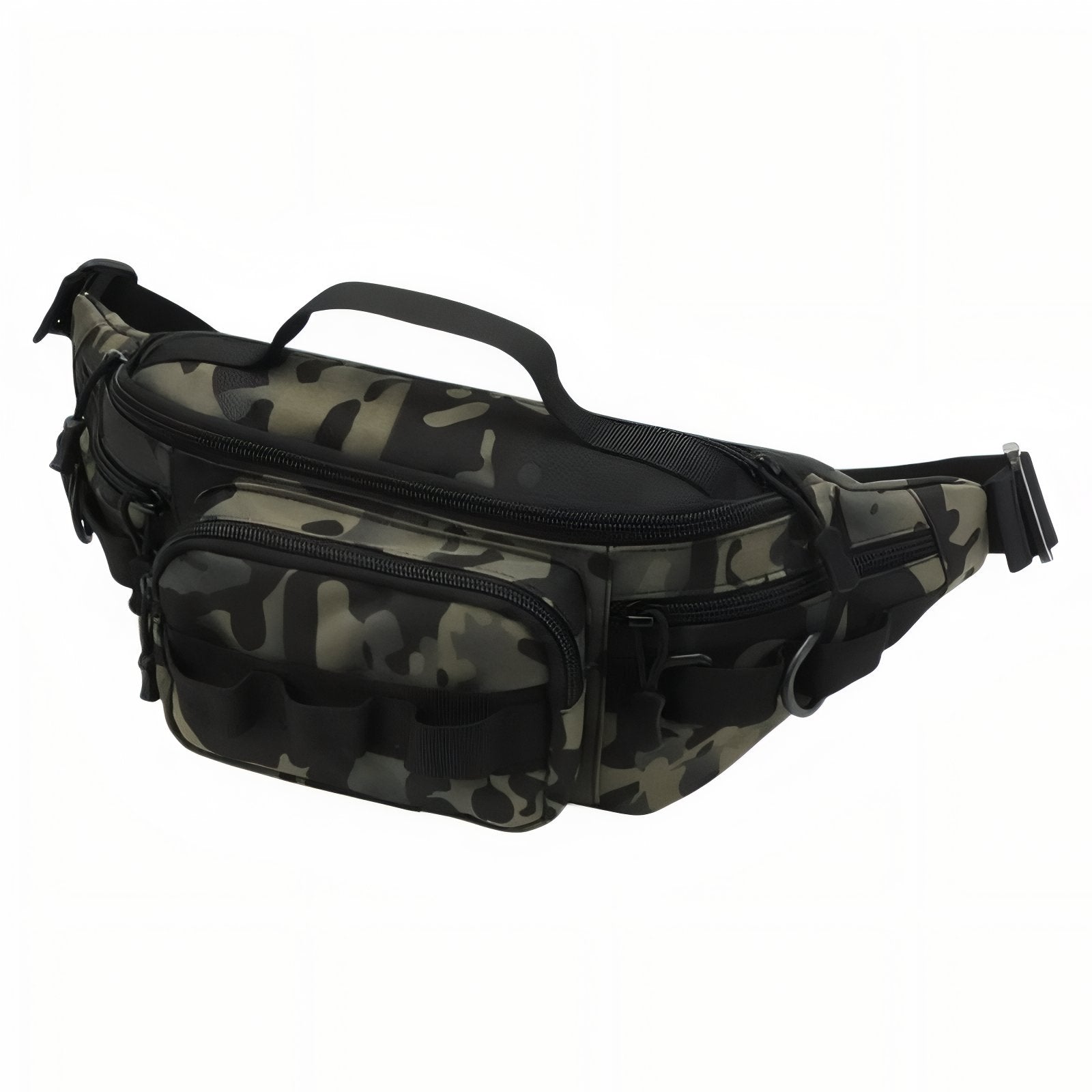 Sac Banane Pour Randonnée - Vert Foncé et Noir