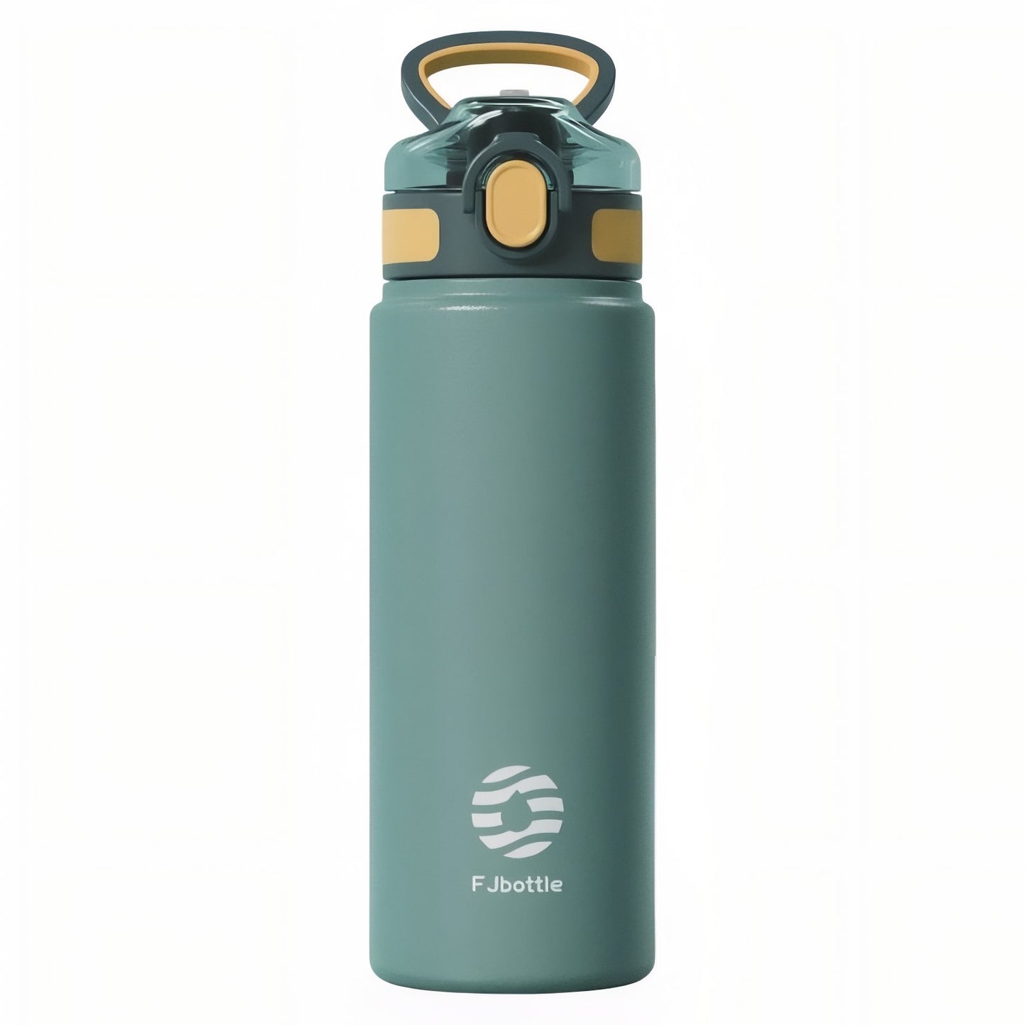 Gourde Isotherme avec Paille Intégrée - Turquoise