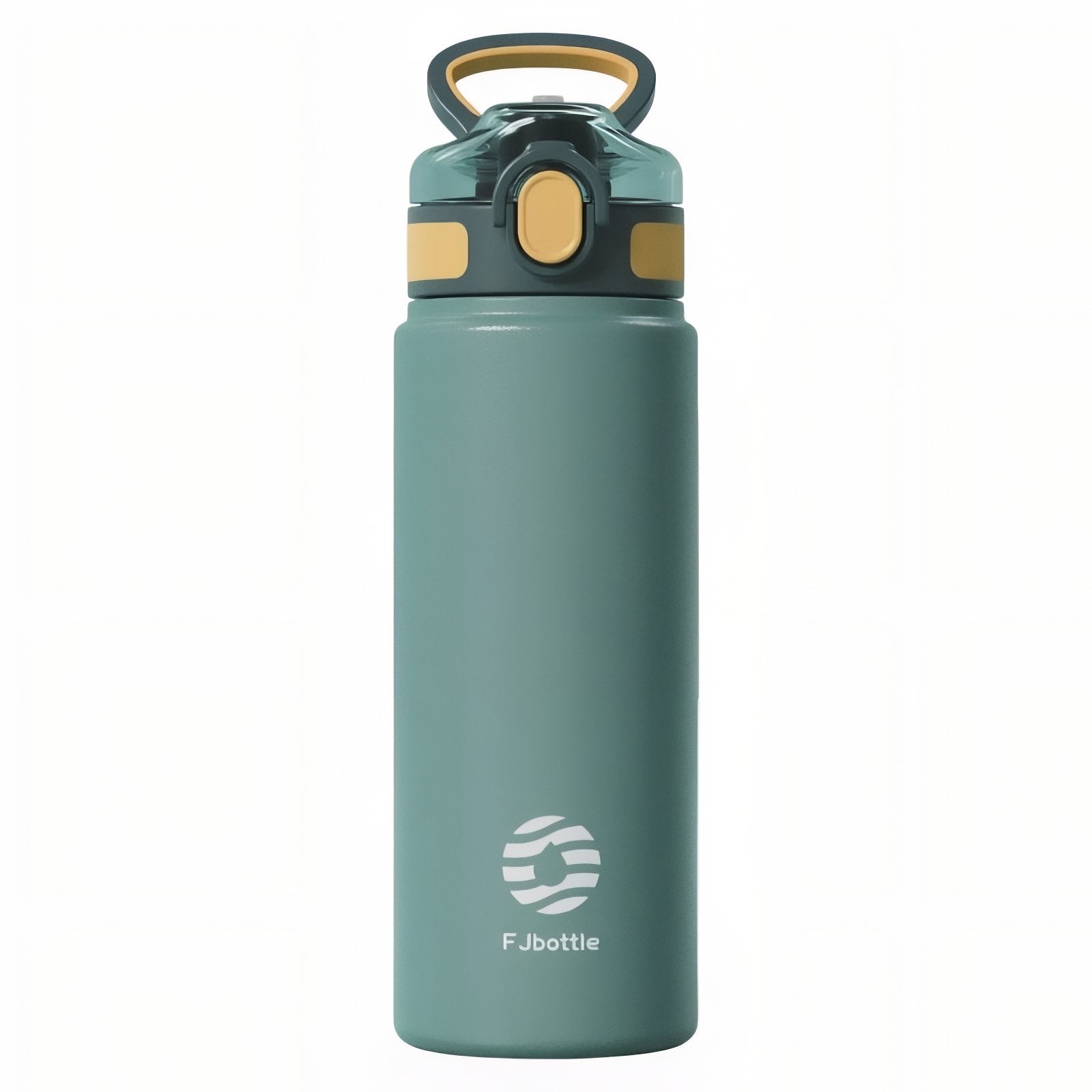 Gourde Isotherme avec Paille Intégrée - Turquoise