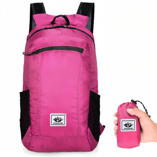 Sac à Dos Randonnée Ultra Léger - Rose