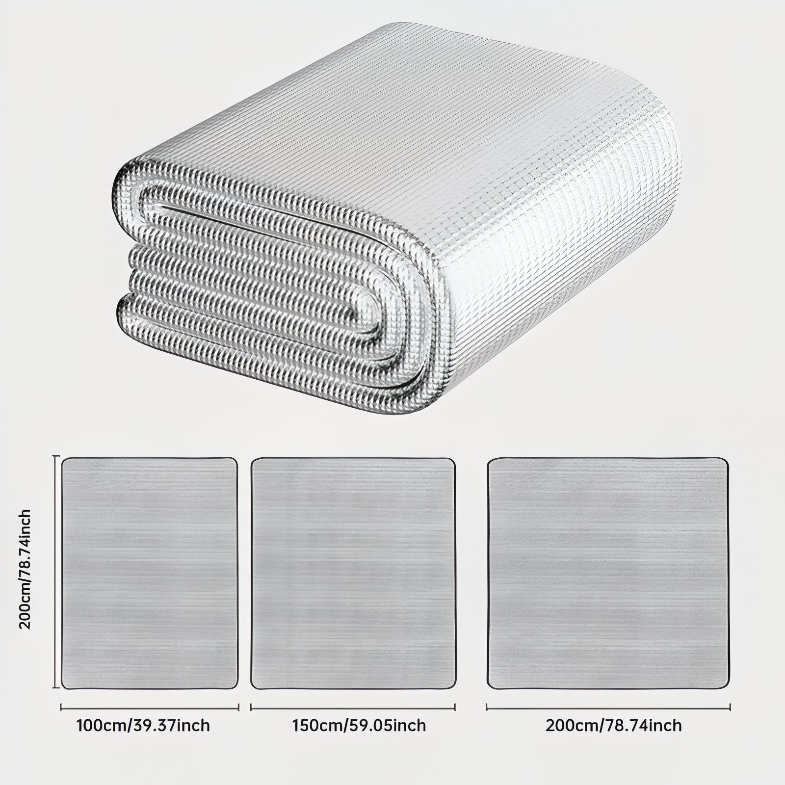 Tapis De Sol Isolant Camping guide des dimensions - 150cm x 200cm x 3.5mm - 200cm x 200cm x 3.5mm - 200cm x 200cm x 2.5mm - 150cm x 200cm x 2.5mm - 100cm x 200cm x 2.5mm - 75cm x 200cm x 2.5mm