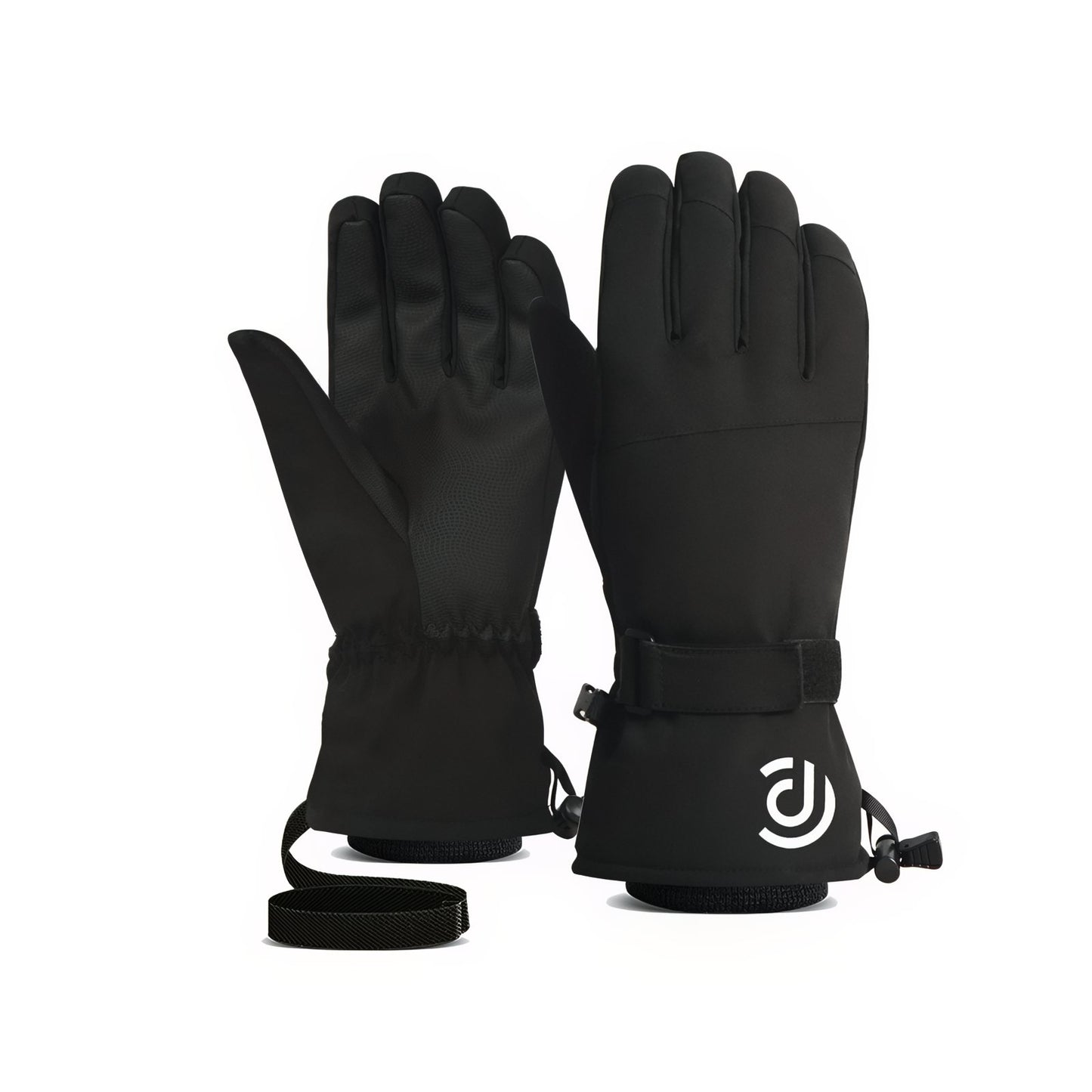 Gants Randonnée Hiver Homme - Noir