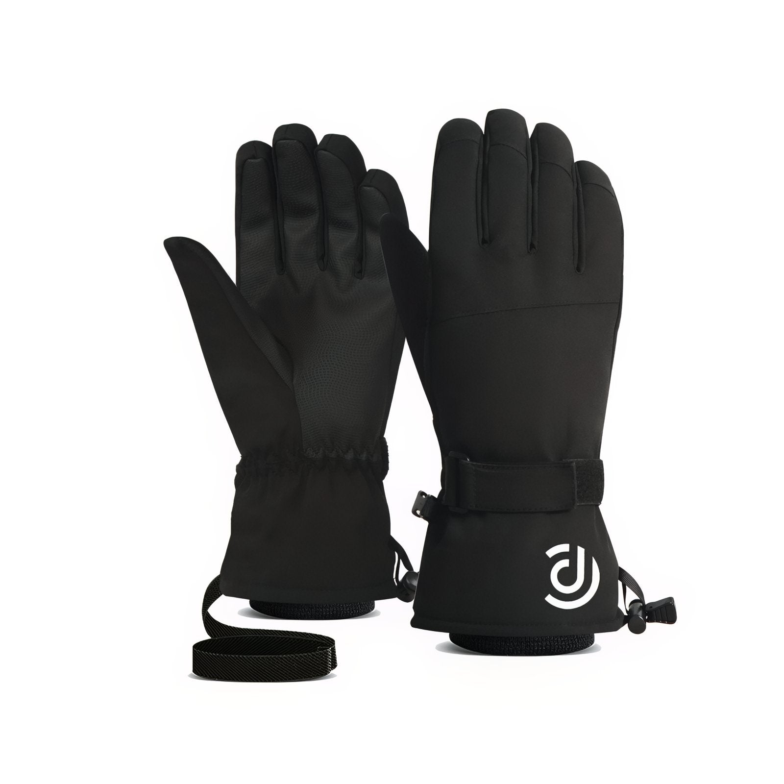 Gants Randonnée Hiver Homme - Noir