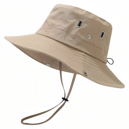 Bob Chapeau Randonnée Homme - Beige Clair - 55-58cm