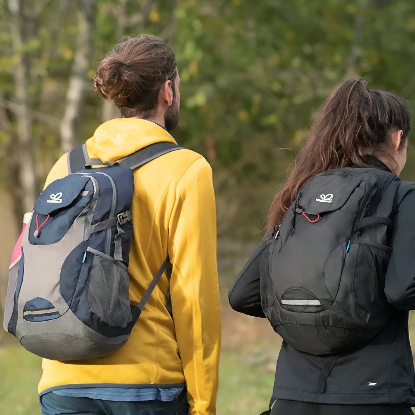 Sac à Dos Randonnée 30L Ultra Léger deux sacs à dos - Bleu Marine et Noir - Bleu Marine et Gris Foncé - Vert Émeraude et Bleu Marine - Noir et Rouge
