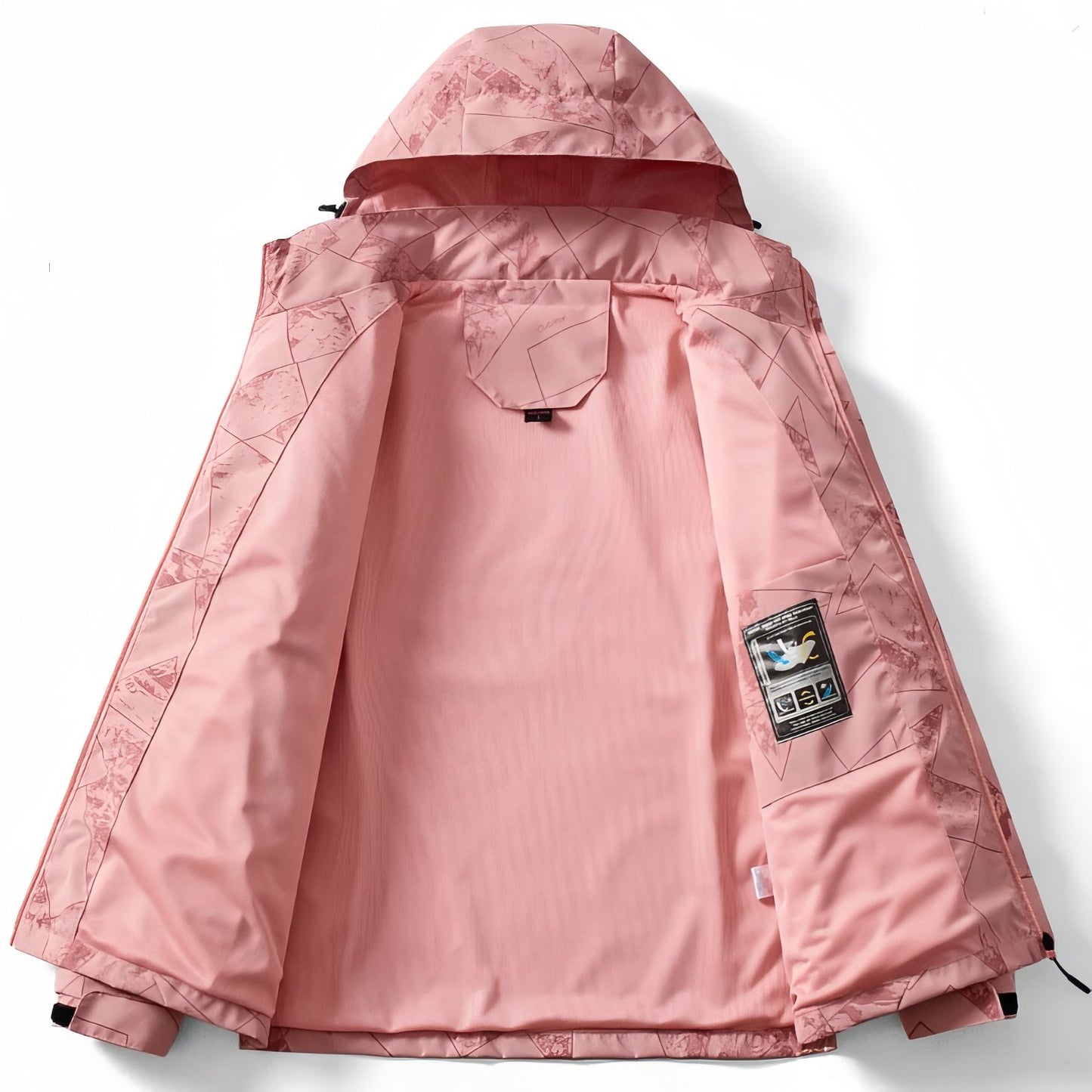 Veste Imperméable Randonnée Femme intérieur de la veste - Rose 1 - Violet 1 - Vert Femme - Violet 2 - Rose 2 - Noir - Blanc