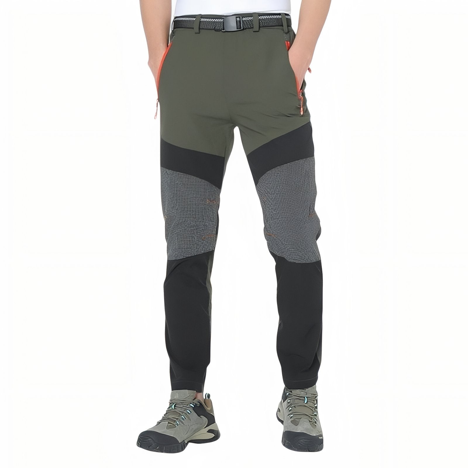 Pantalon Randonnée Stretch Homme - Vert Armée