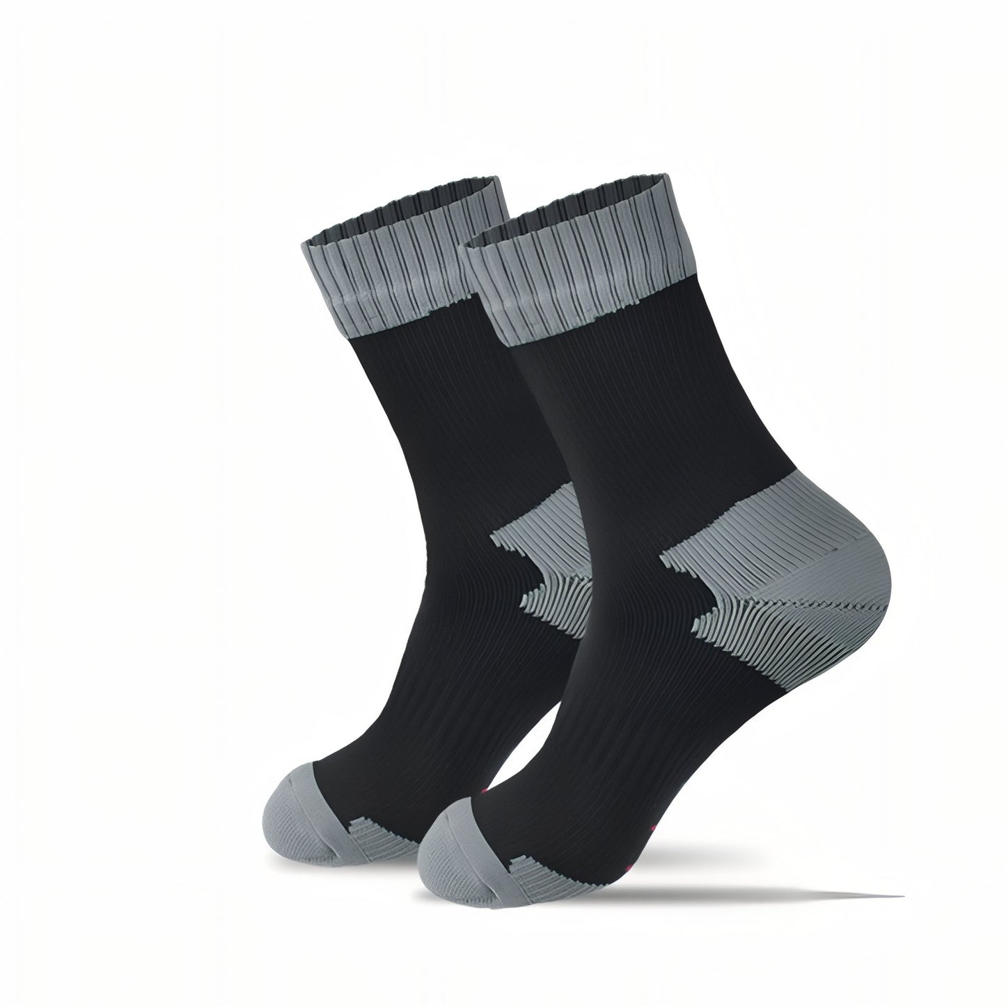 Chaussette Imperméable Randonnée - Noir et Gris
