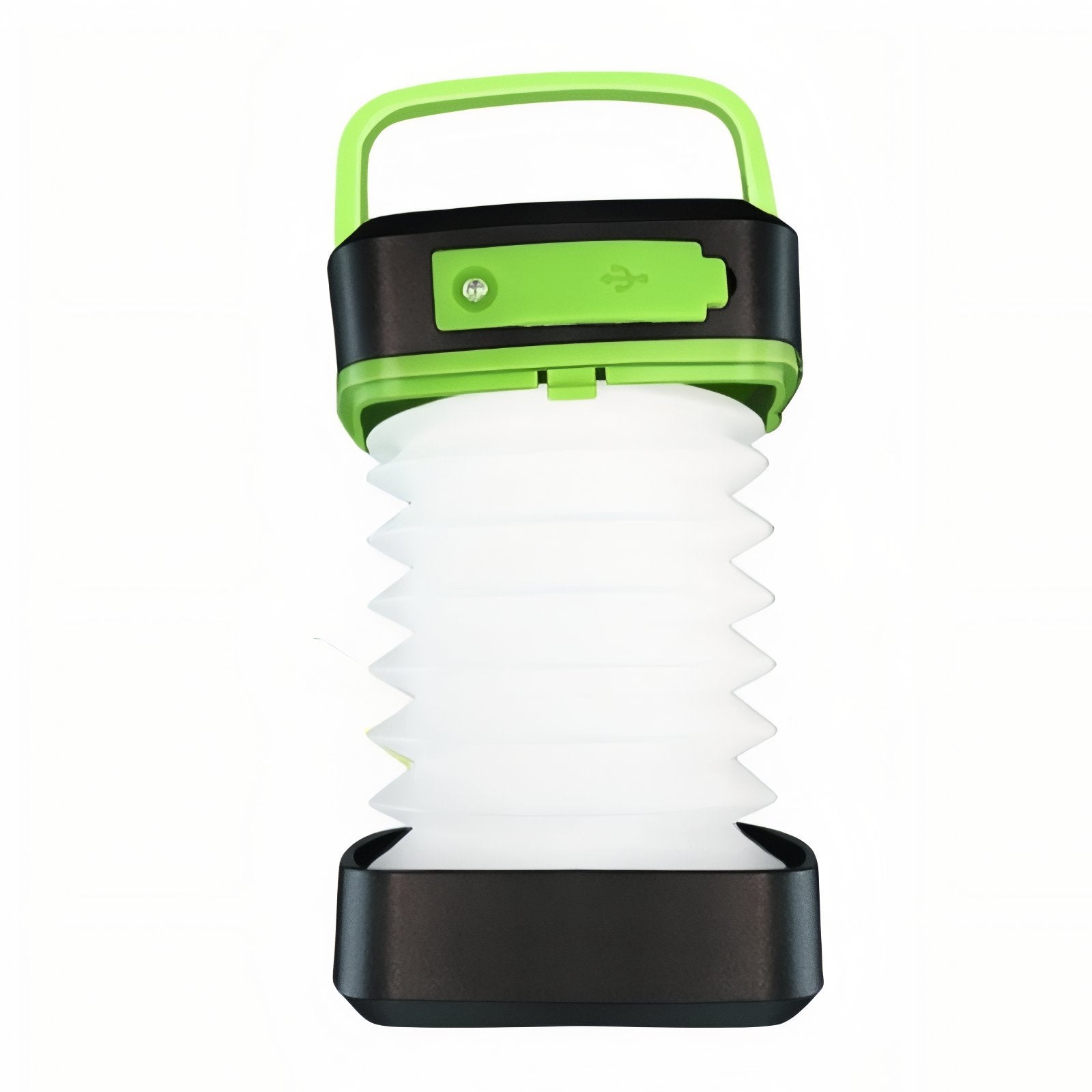 Lanterne Solaire Pliable - Vert Fluo et Noir