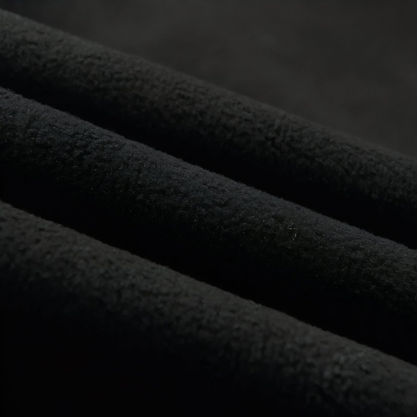 Pantalon Randonnée Doublé Polaire Homme gros plan tissu polaire - Vert Foncé - Noir Profond - Gris Anthracite