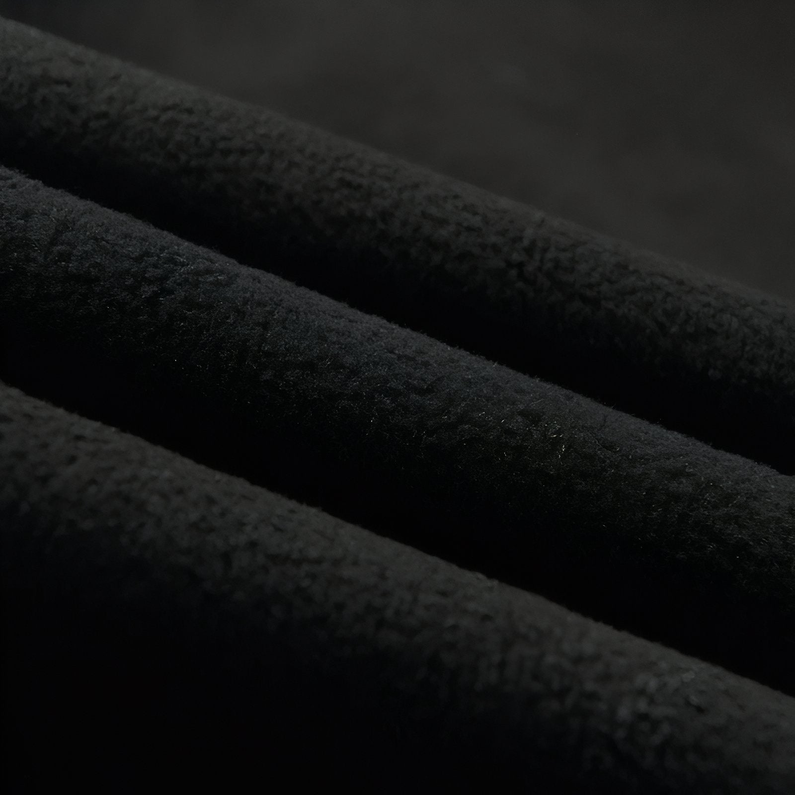 Pantalon Randonnée Doublé Polaire Homme gros plan tissu polaire - Vert Foncé - Noir Profond - Gris Anthracite