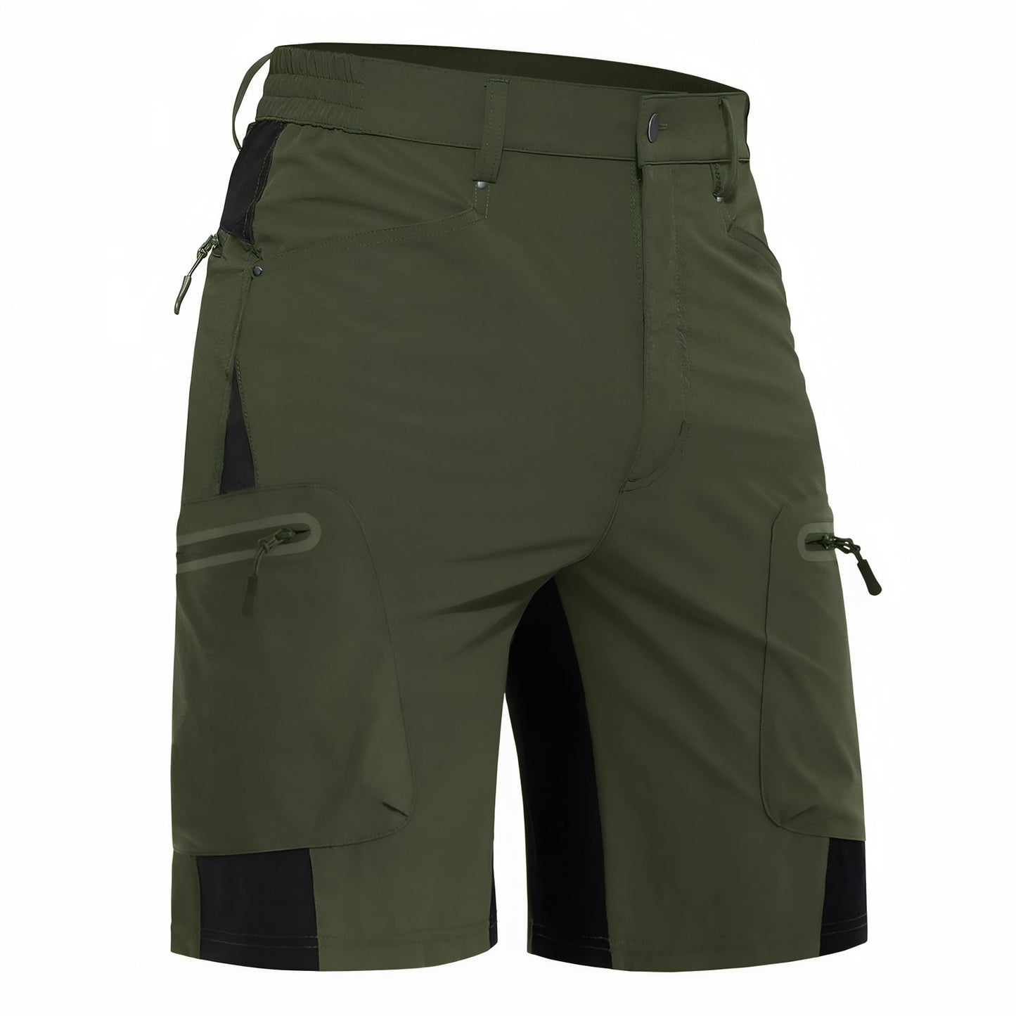 Short de Randonnée Homme Imperméable - Vert Foncé