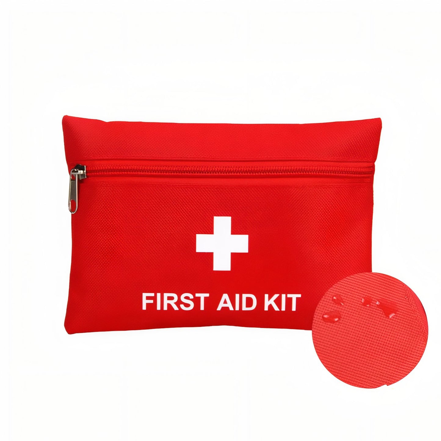 Trousse De Secours Légère 50pcs gros plan texture - Rouge Cerise - Bleu