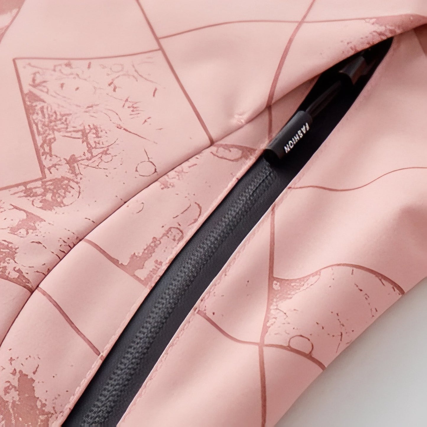 Veste Imperméable Randonnée Femme gros plan fermeture zippée - Rose 1 - Violet 1 - Vert Femme - Violet 2 - Rose 2 - Noir - Blanc