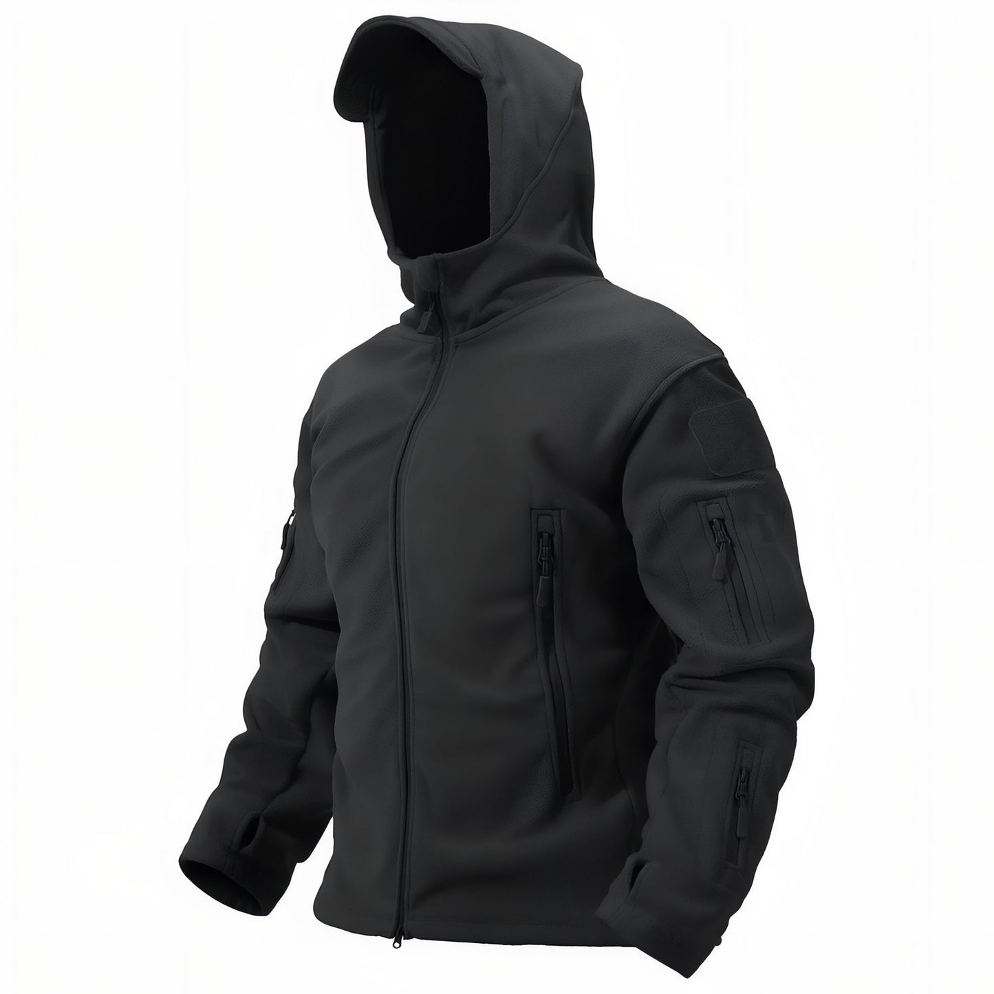 Veste Polaire Randonnée Homme - Noir