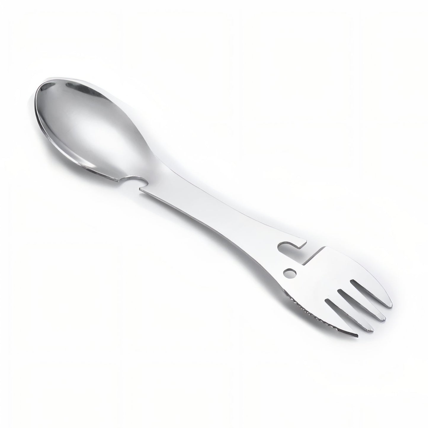 Cuillère Fourchette Randonnée  5 En 1 - Gris