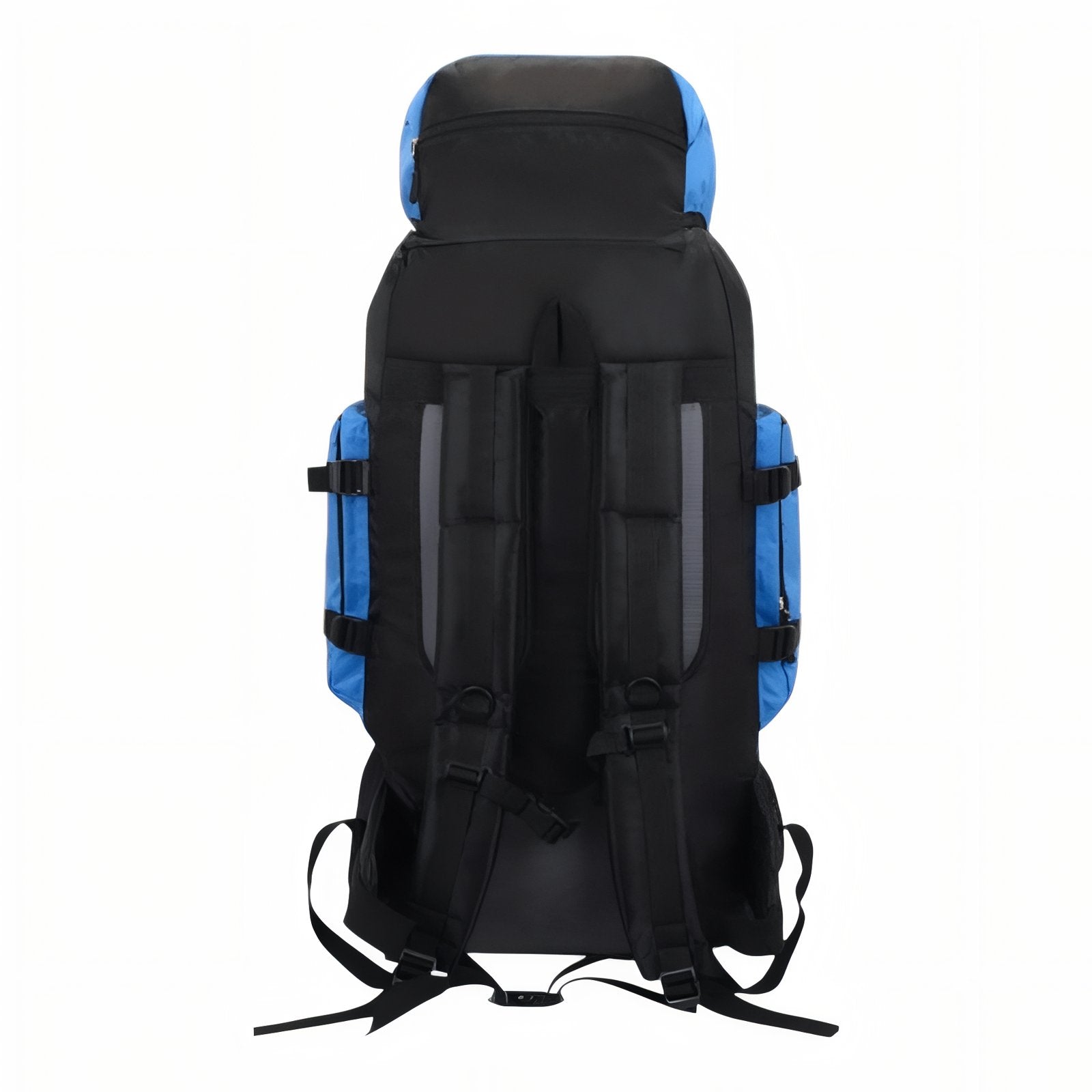 Sac de Randonnée Homme 90 Litres vue arrière sac - Vert - Bleu Marine - Noir - Bleu Ciel