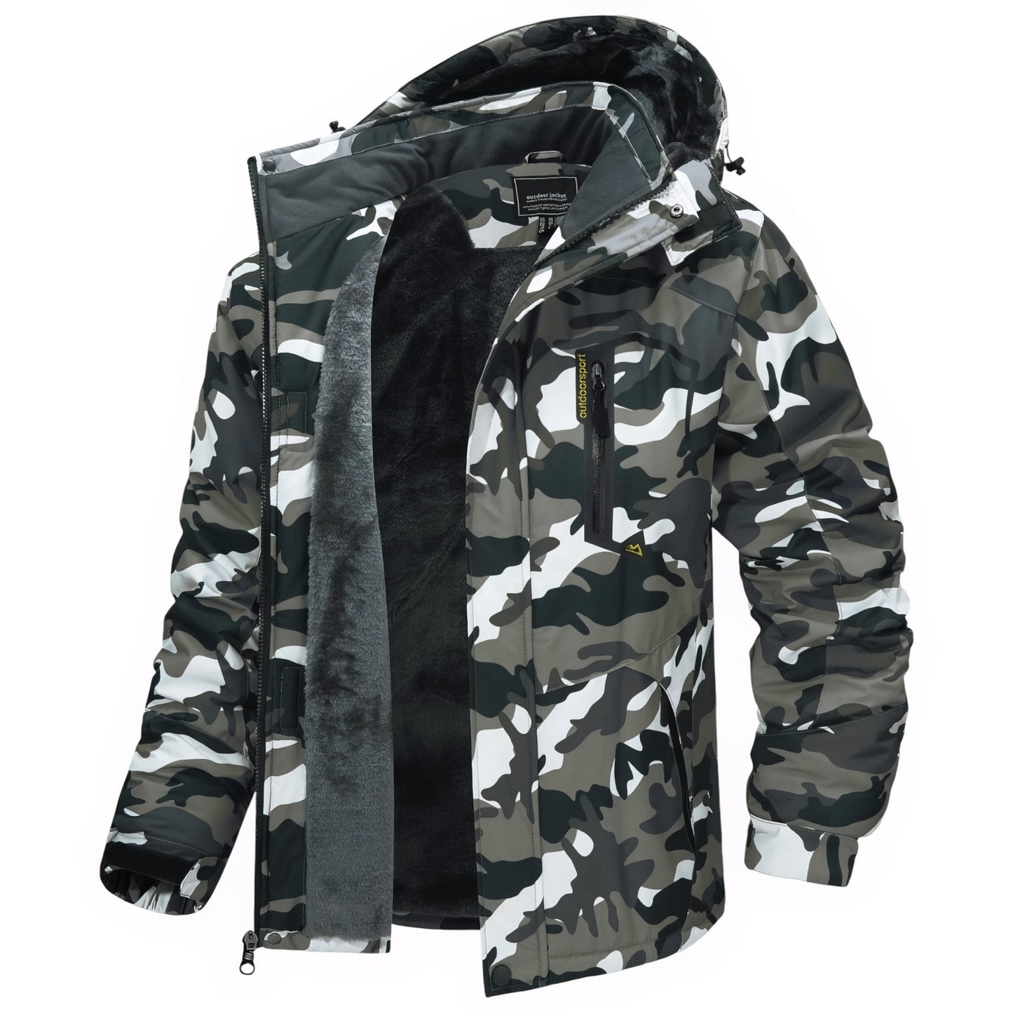 Veste Camouflage Randonnée - Vert Foncé