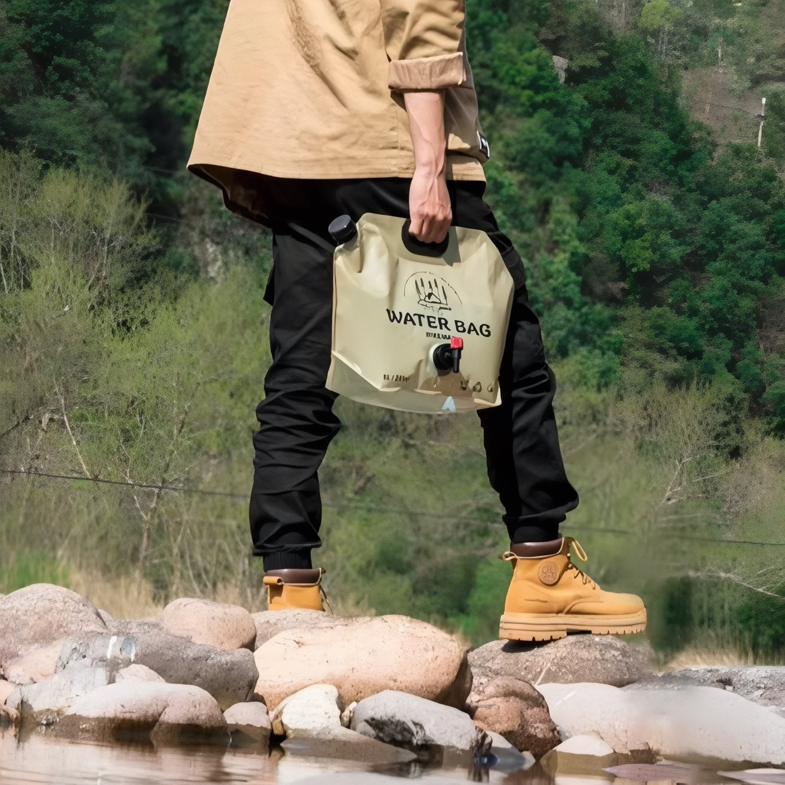 Poche À Eau 8L portée à la main - Beige Clair