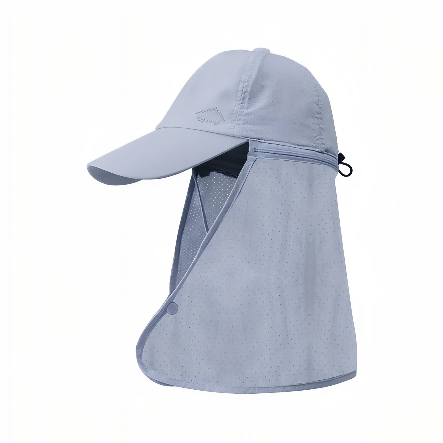 Chapeau Randonnée Avec Protège Nuque - Gris Clair - 56-60cm
