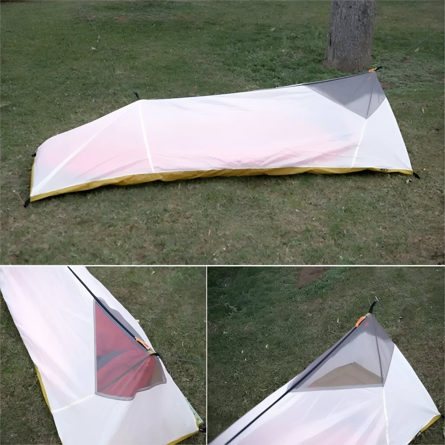 Tente Bivouac Ultra Légère 1 Personne 230g/260g mise en situation extérieure - 4 Saisons - 3 Saisons