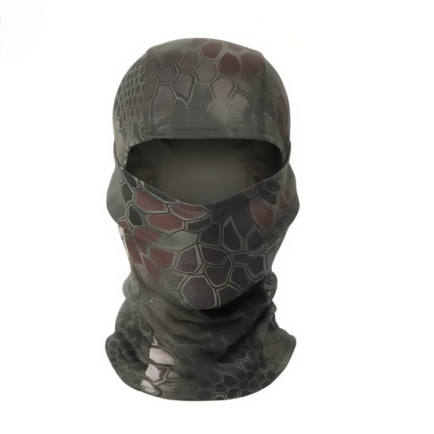 Cagoule Camouflage Militaire - Vert et Marron - 56-60cm