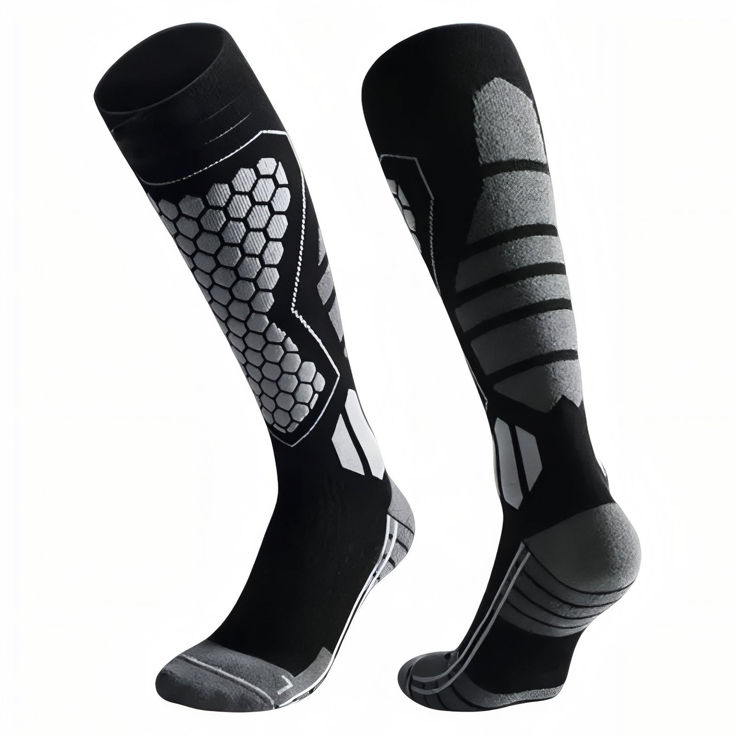 Chaussette Haute Randonnée - Noir et Gris - 37-45