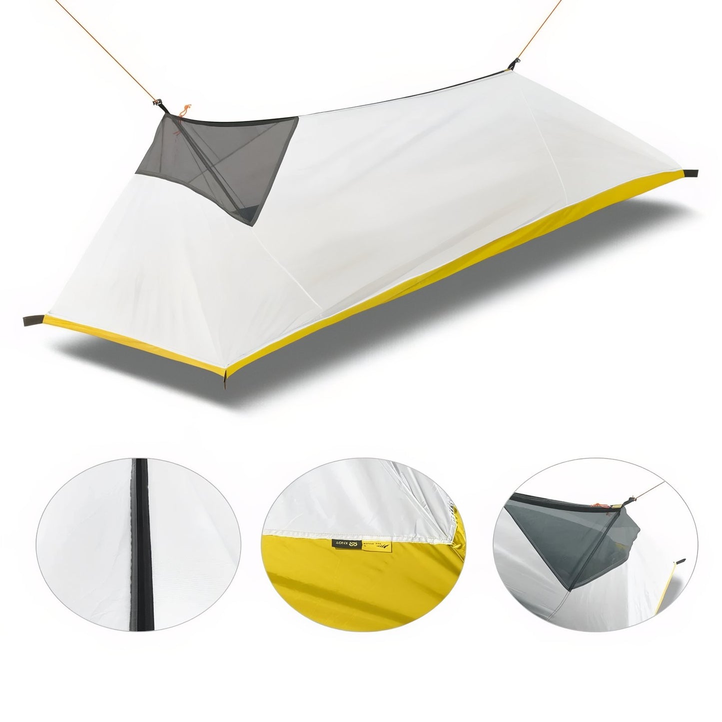 Tente Bivouac Ultra Légère 1 Personne 230g/260g détails des coutures - 4 Saisons - 3 Saisons