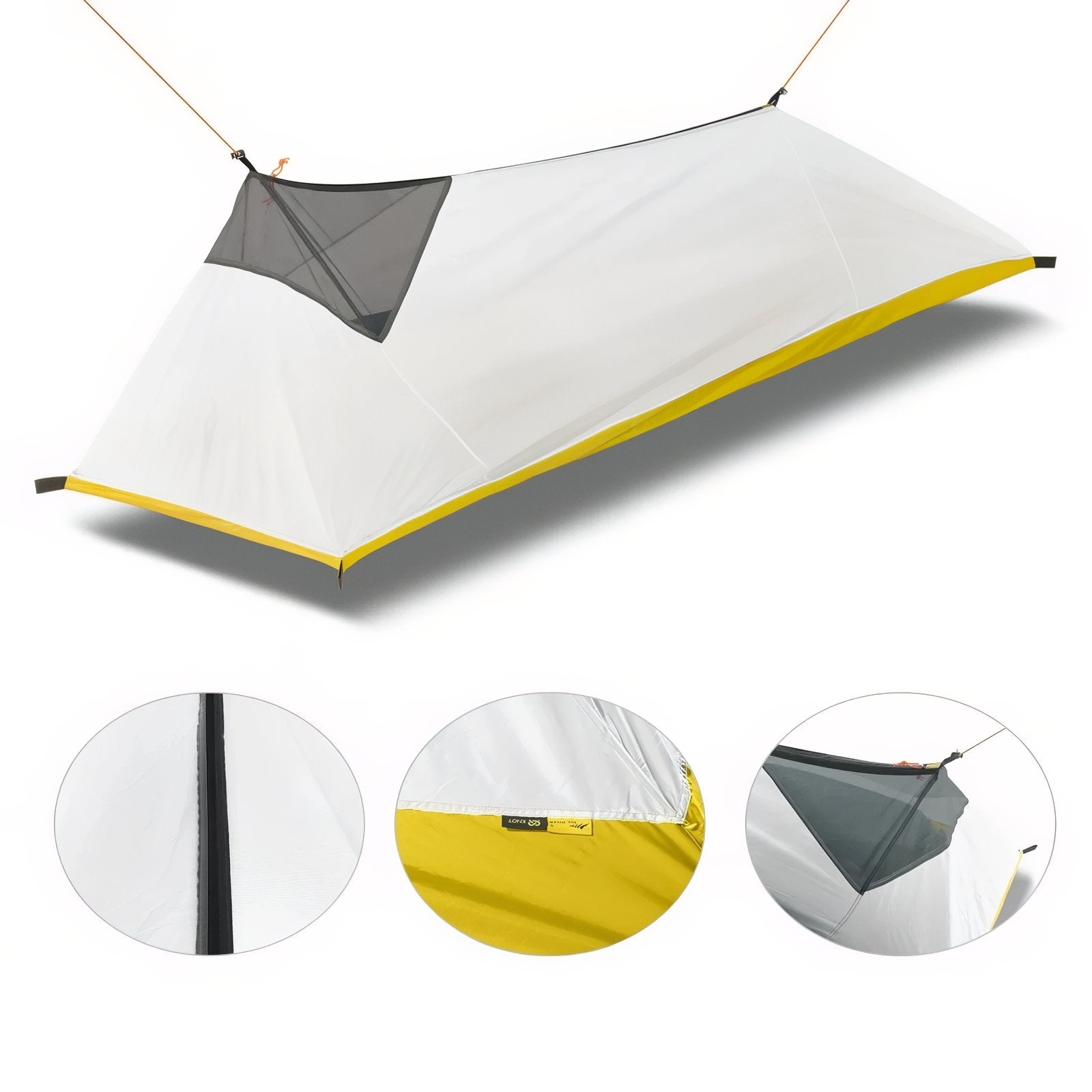 Tente Bivouac Ultra Légère 1 Personne 230g/260g détails des coutures - 4 Saisons - 3 Saisons